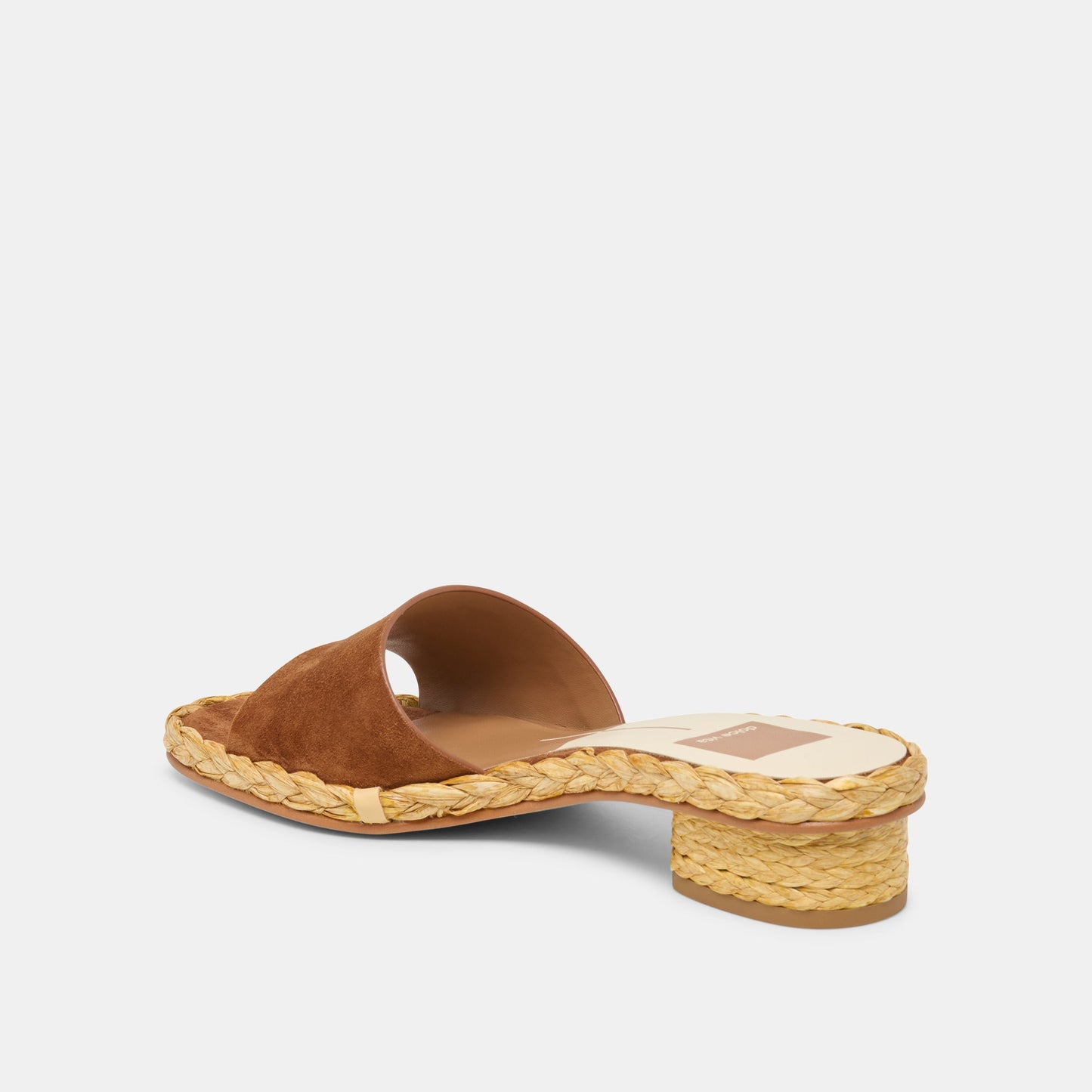 Dixi Wide Brown Suede Sandals Dolce Vita Outlet