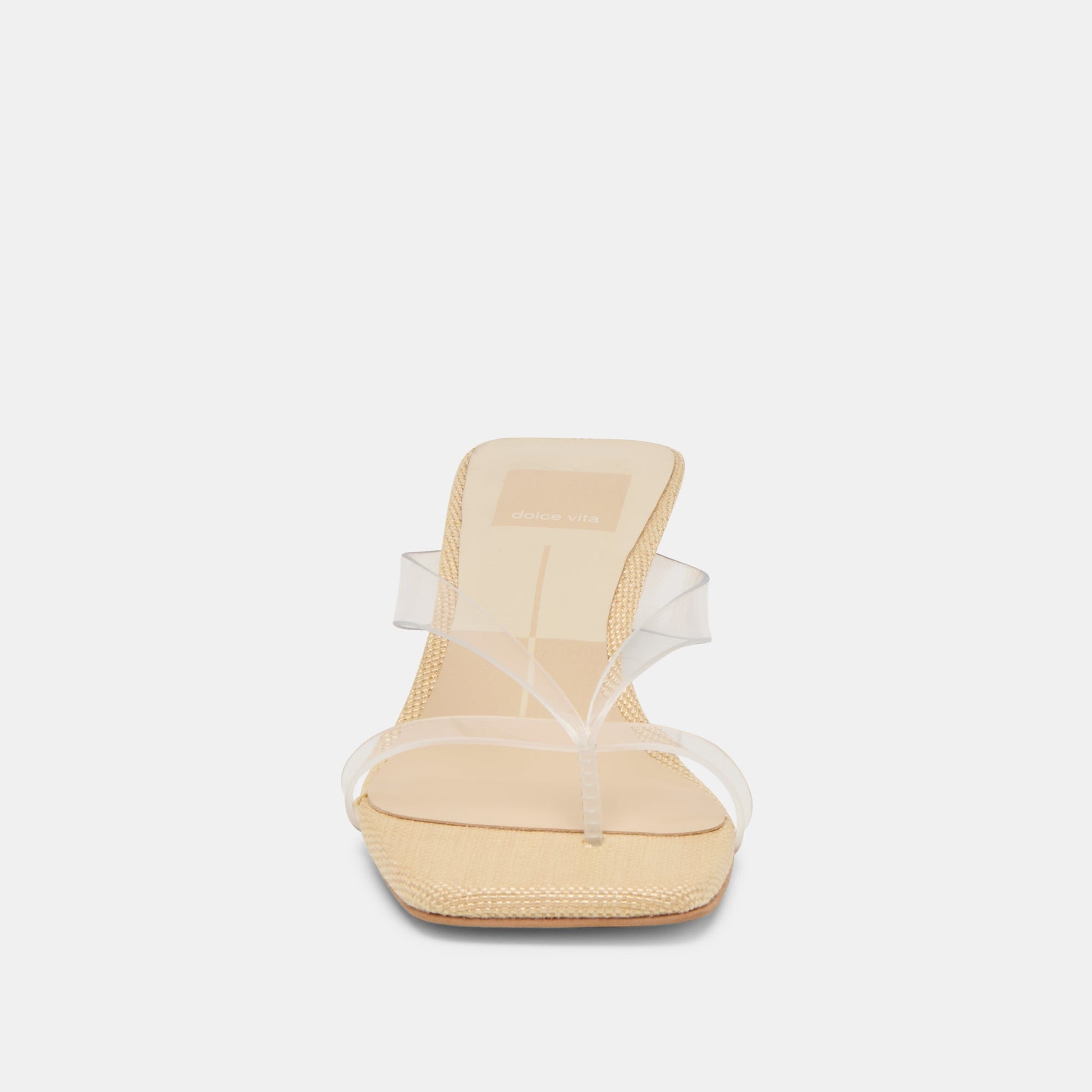 Brevel Vinyl Wide Crystal Jelly Heels Dolce Vita On sale