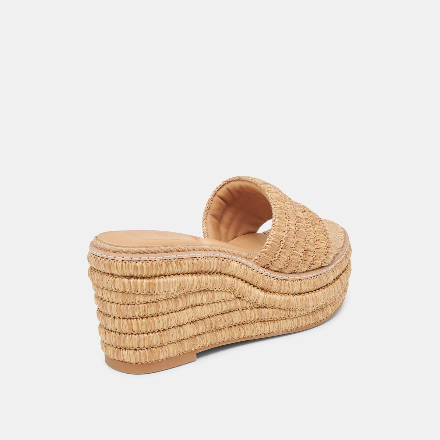 Throne Wide Lt Natural Raffia Wedges Dolce Vita us
