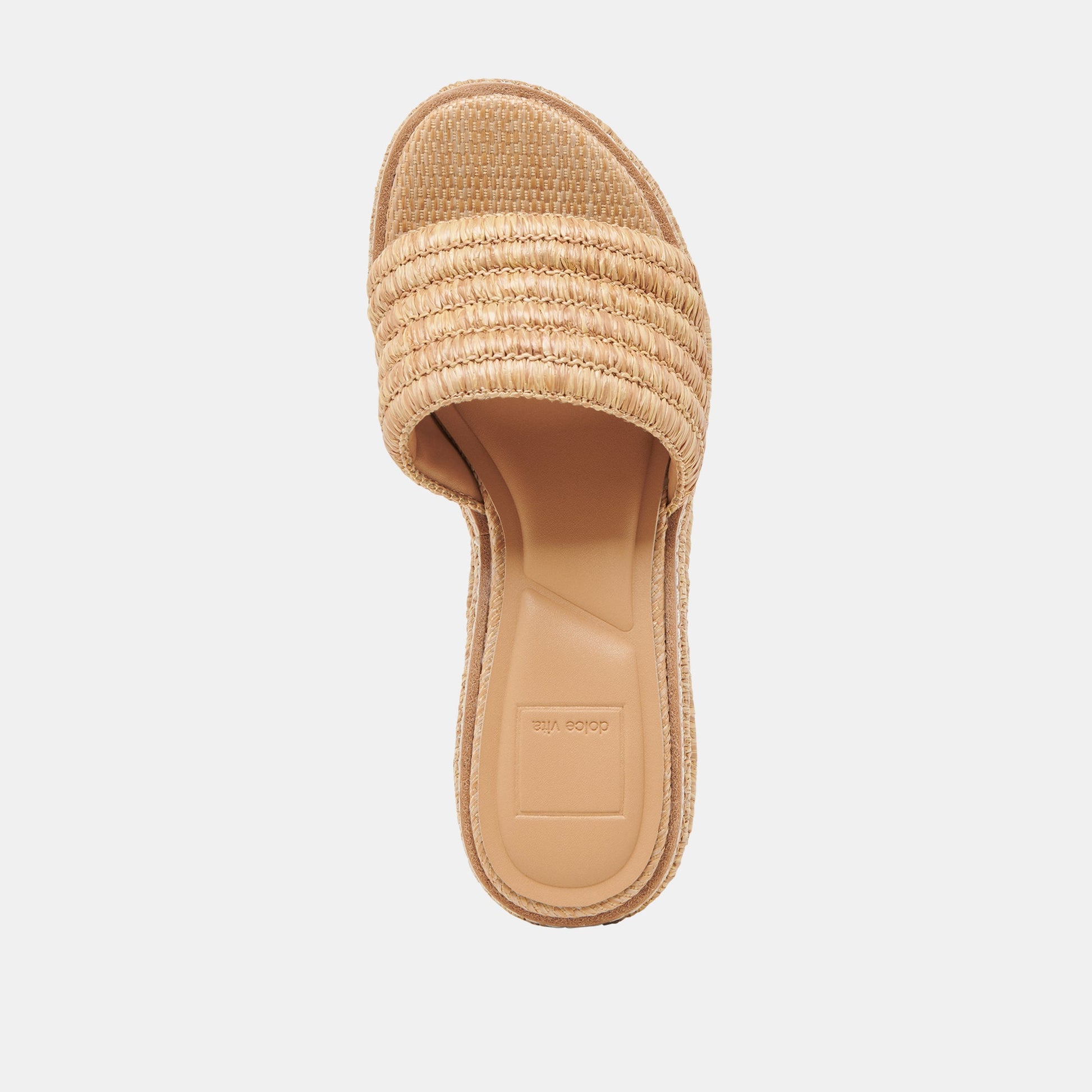 Throne Wide Lt Natural Raffia Wedges Dolce Vita us