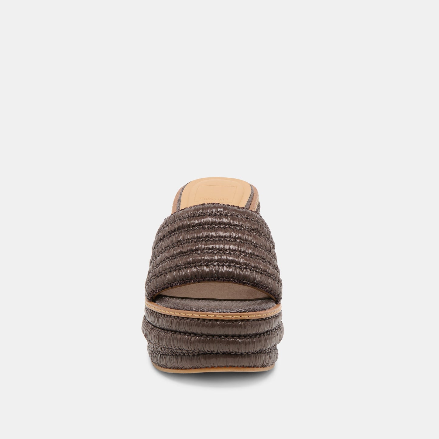 Throne Wide Chocolate Raffia Wedges Dolce Vita New
