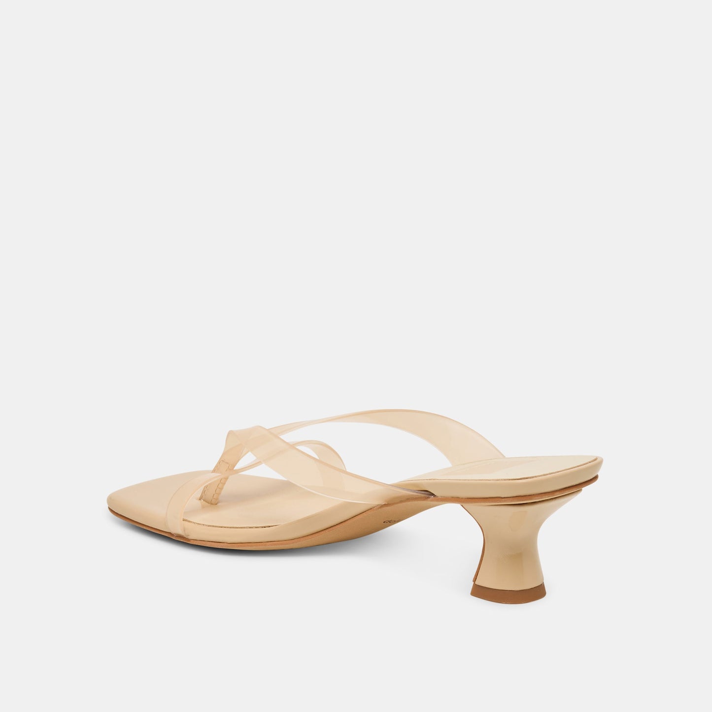 Brevel Vinyl Wide Praline Jelly Heels Dolce Vita For sale