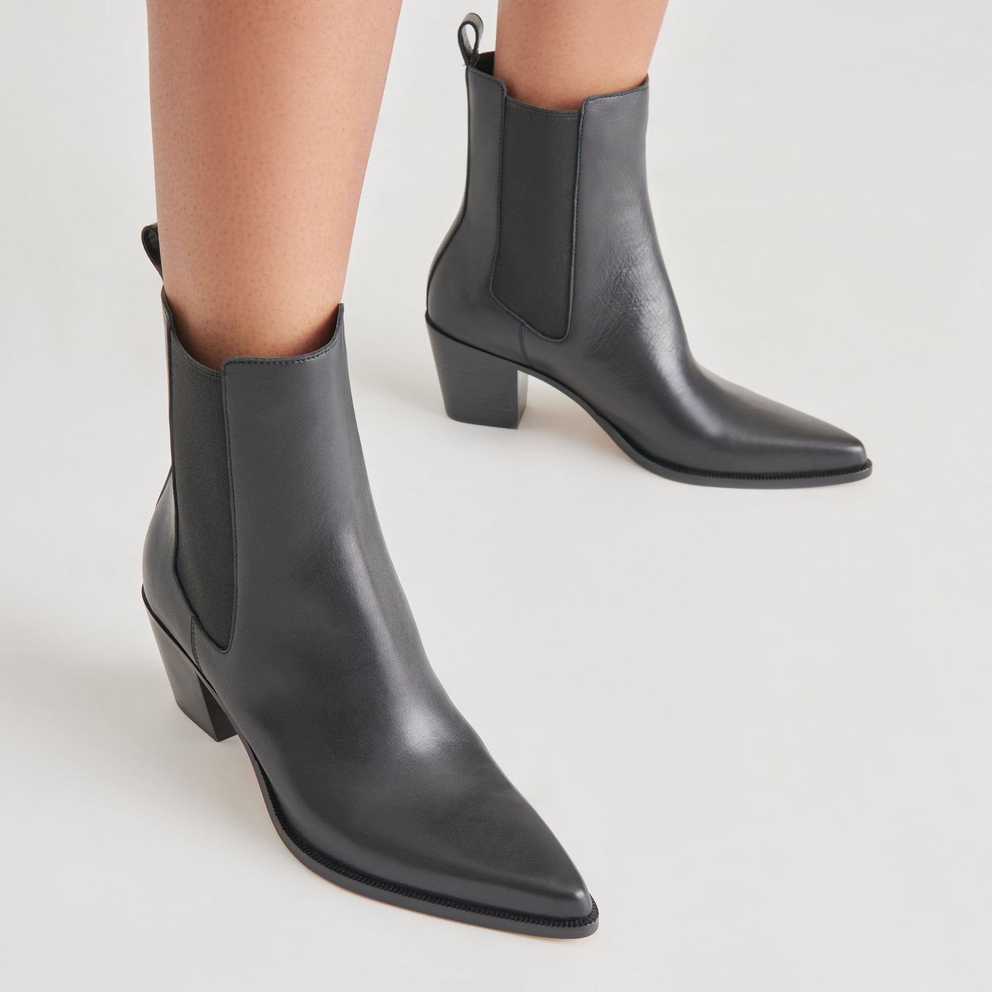 SHADIE H2O WIDE BOOTIES BLACK LEATHER
 – Dolce Vita Dolce Vita us