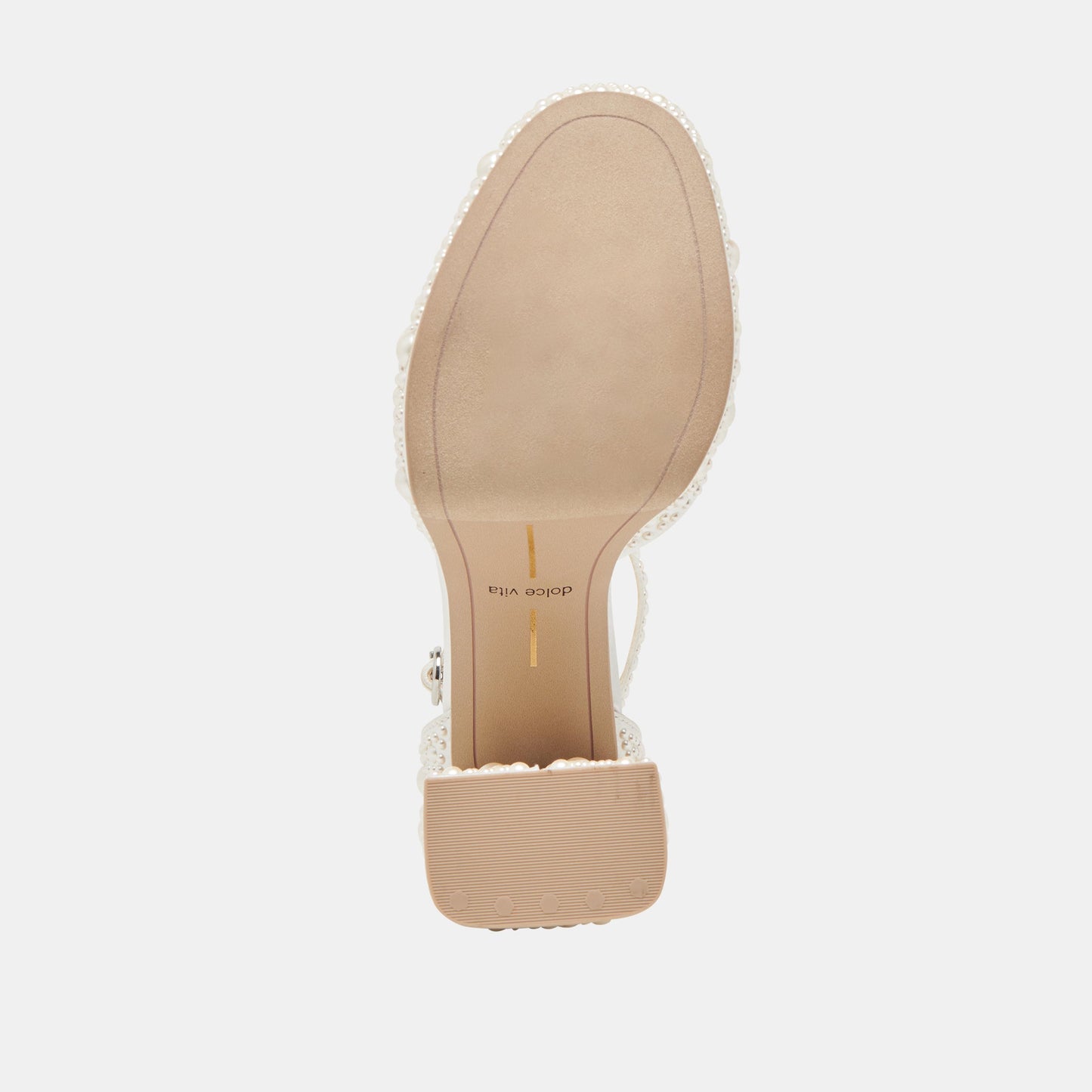 PANDRO PEARL WIDE HEELS TRUE WHITE SATIN
 – Dolce Vita Dolce Vita Online