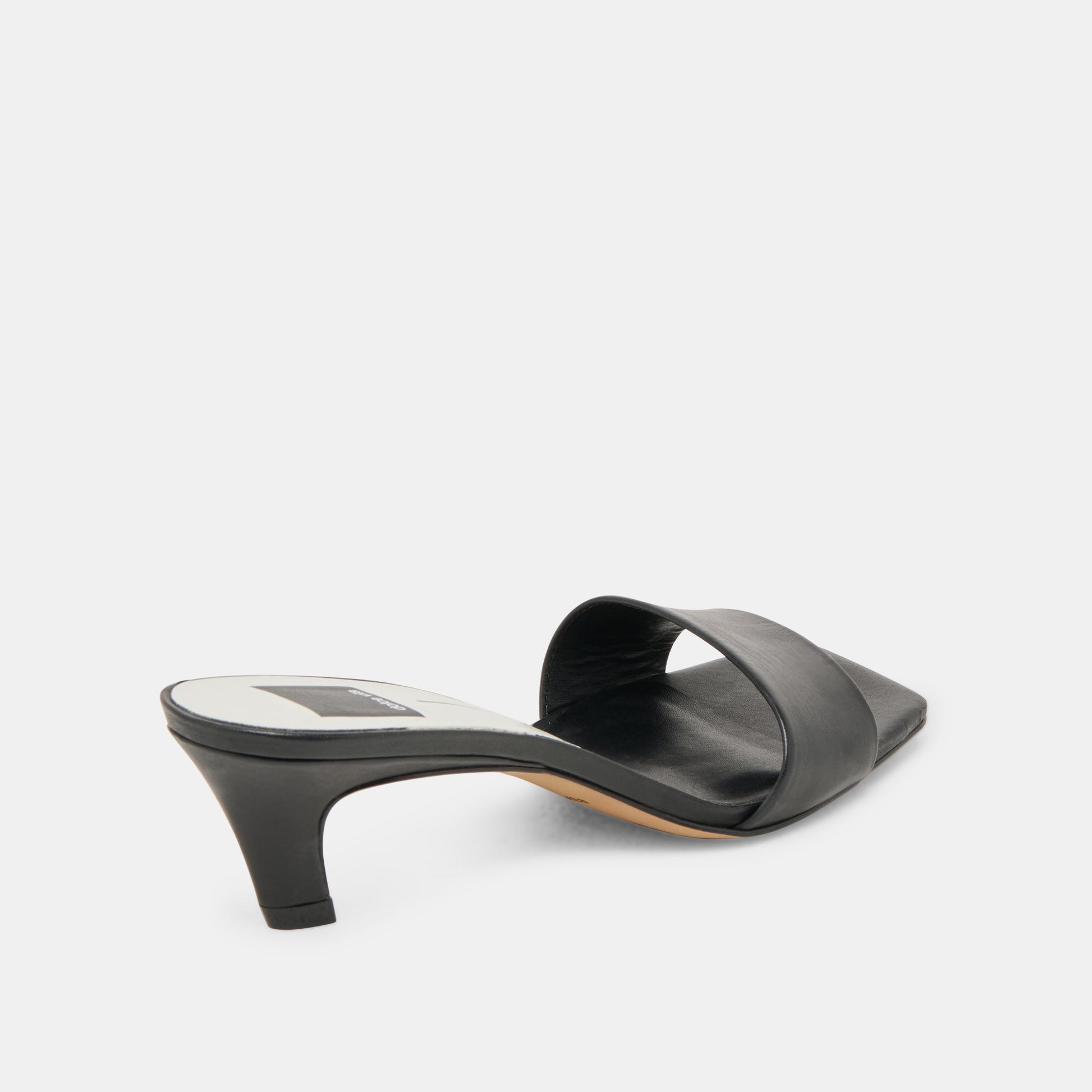 Rexa Wide Black Leather Heels Dolce Vita Sale