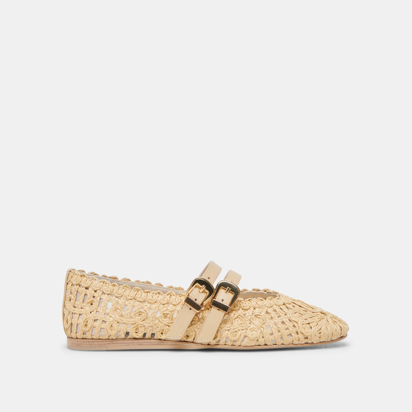 BAYLEE SUNFLOWER WIDE BALLET FLATS LT NATURAL MACRAME
 – Dolce Vita Dolce Vita Online