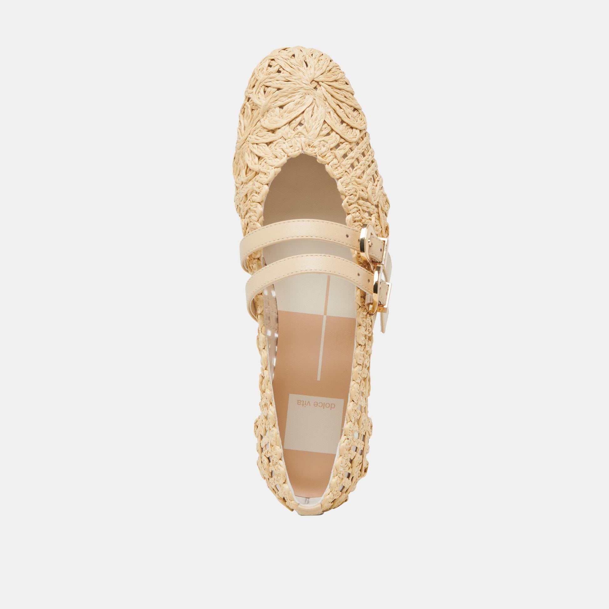 BAYLEE SUNFLOWER WIDE BALLET FLATS LT NATURAL MACRAME
 – Dolce Vita Dolce Vita Online