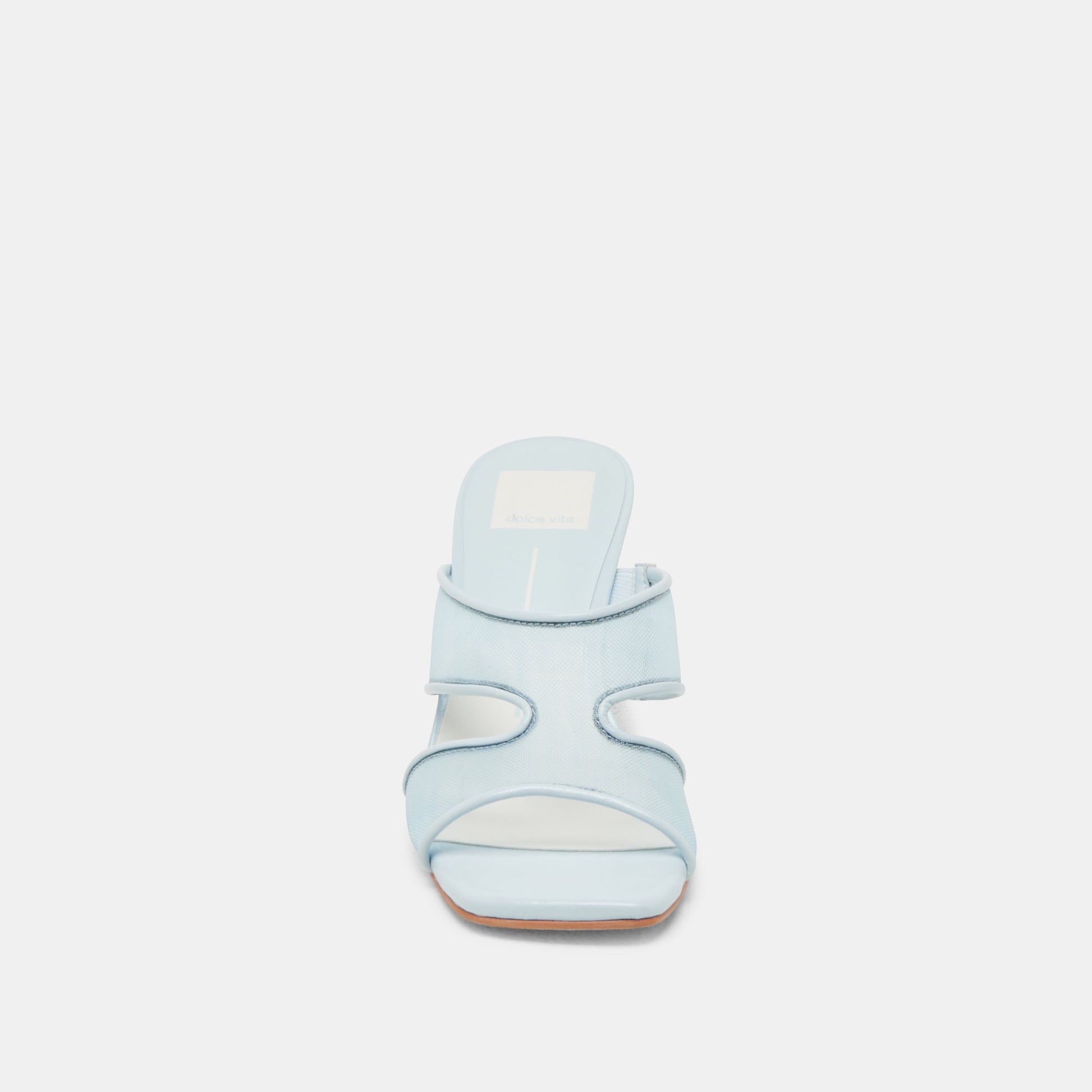 Gitel Wide Ice Blue Mesh Heels Dolce Vita us
