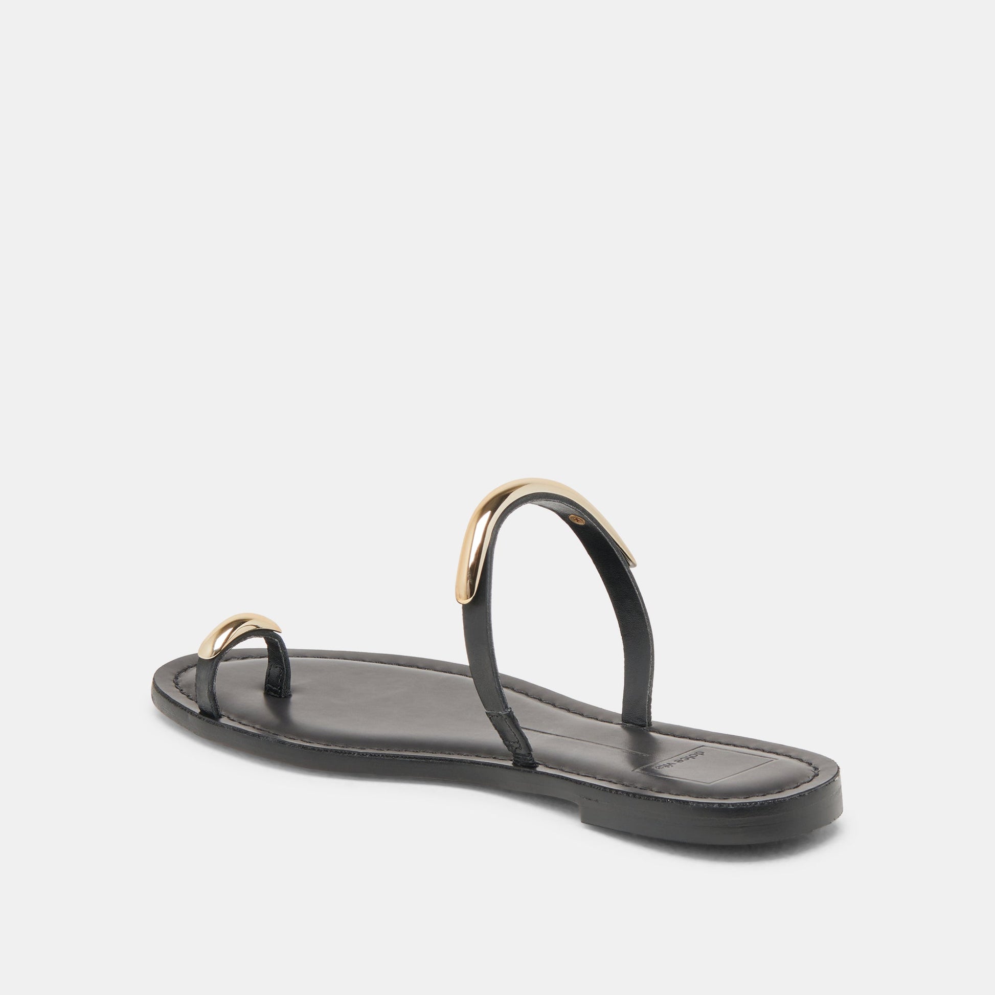 WINK WIDE SANDALS BLACK LEATHER
 – Dolce Vita Dolce Vita Online
