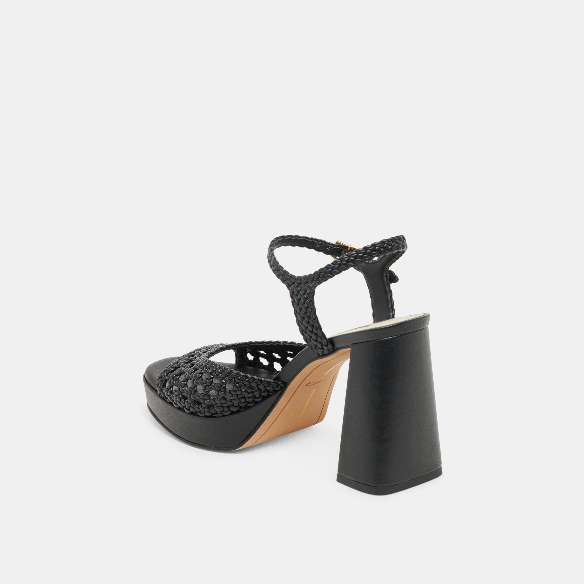 PEYTEN WIDE HEELS BLACK WOVEN STELLA
 – Dolce Vita Dolce Vita us