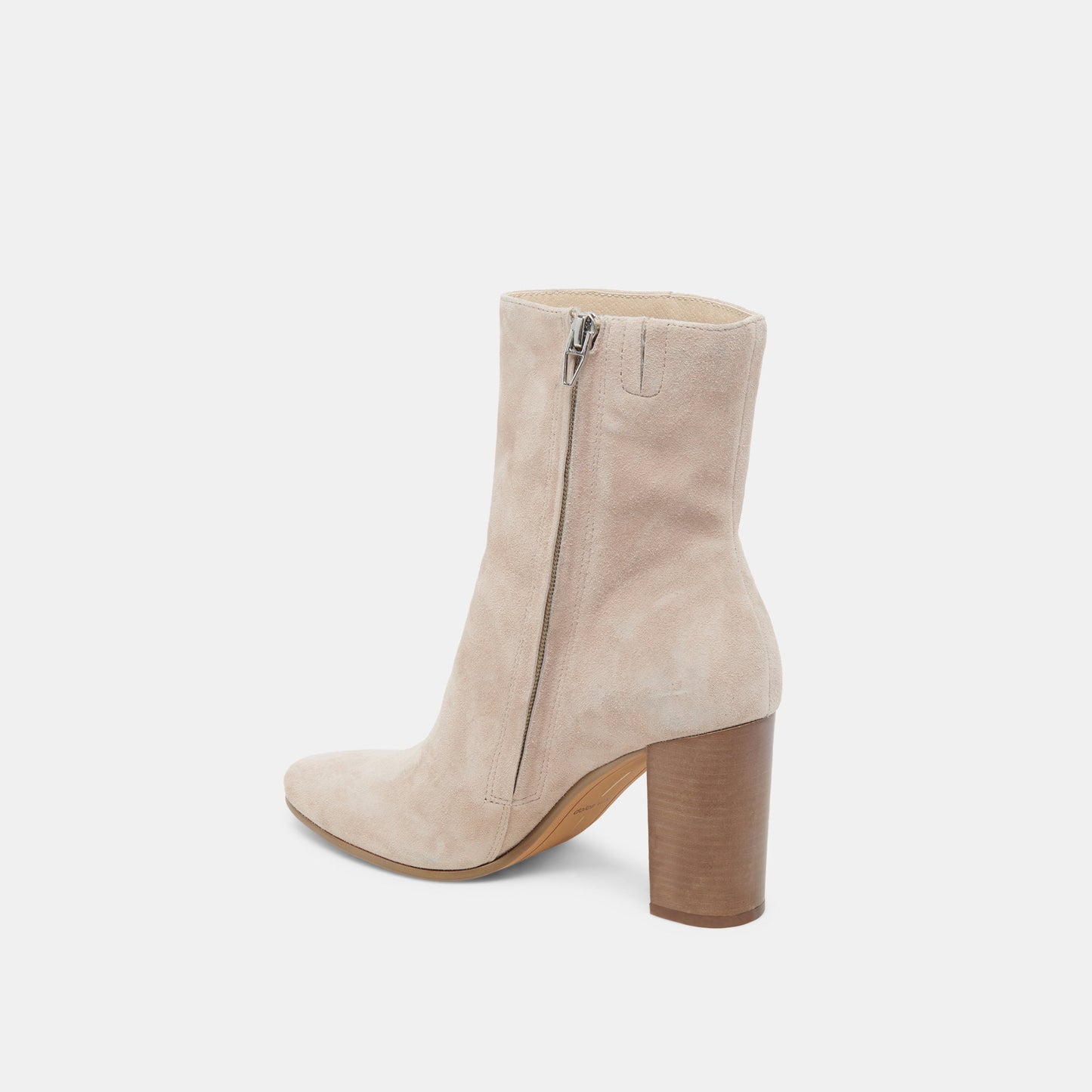 Suzy Wide Taupe Suede Booties Dolce Vita New