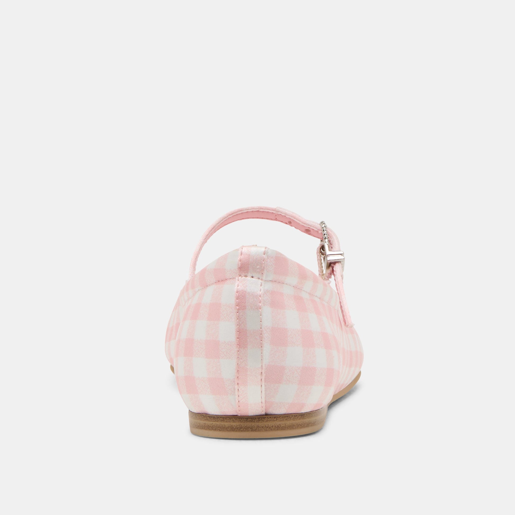 Reyes X Byrdie Golf Pink Plaid Gingham Wide Ballet Flats Dolce Vita Discount