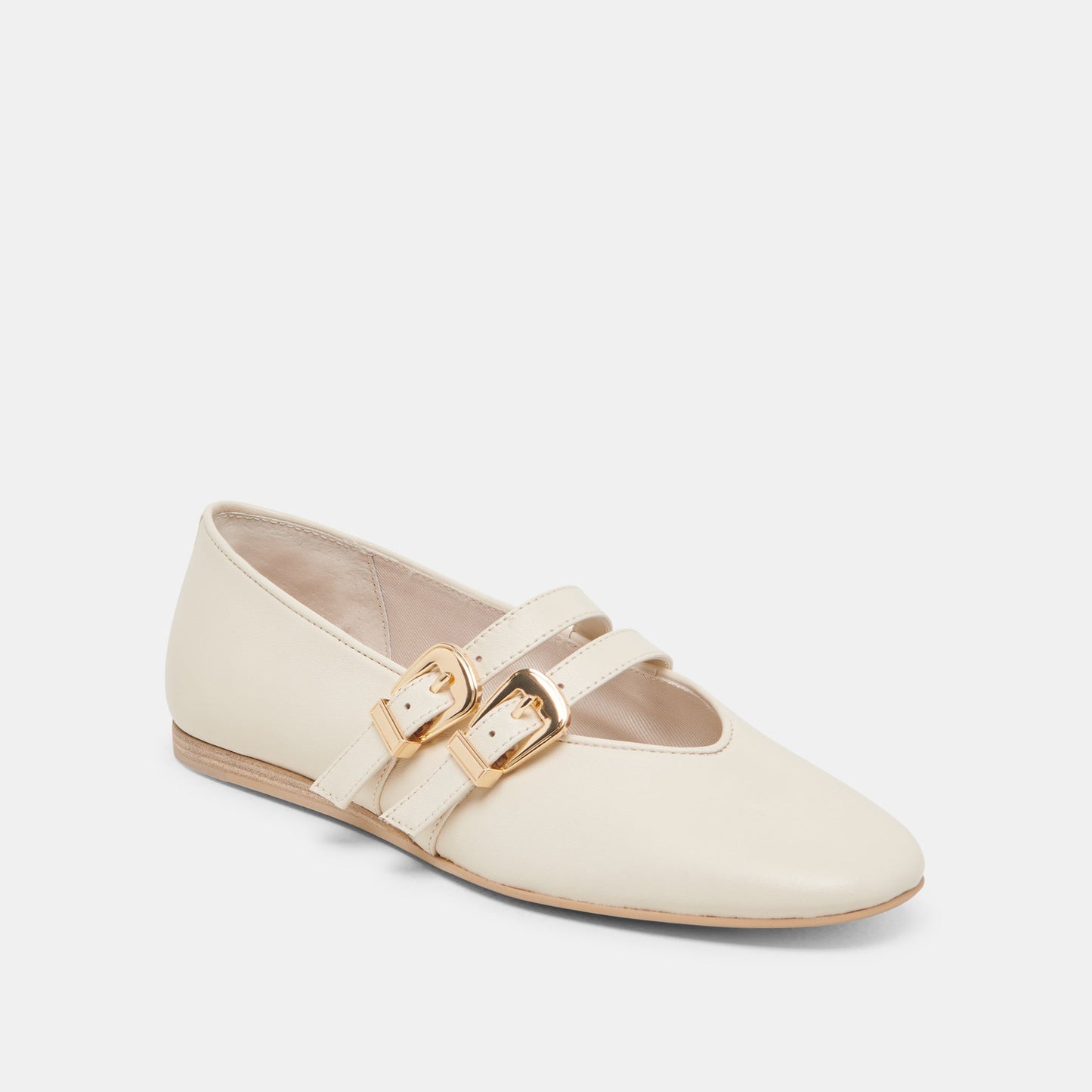 BAYLEE WIDE BALLET FLATS IVORY LEATHER
 – Dolce Vita Dolce Vita Sale