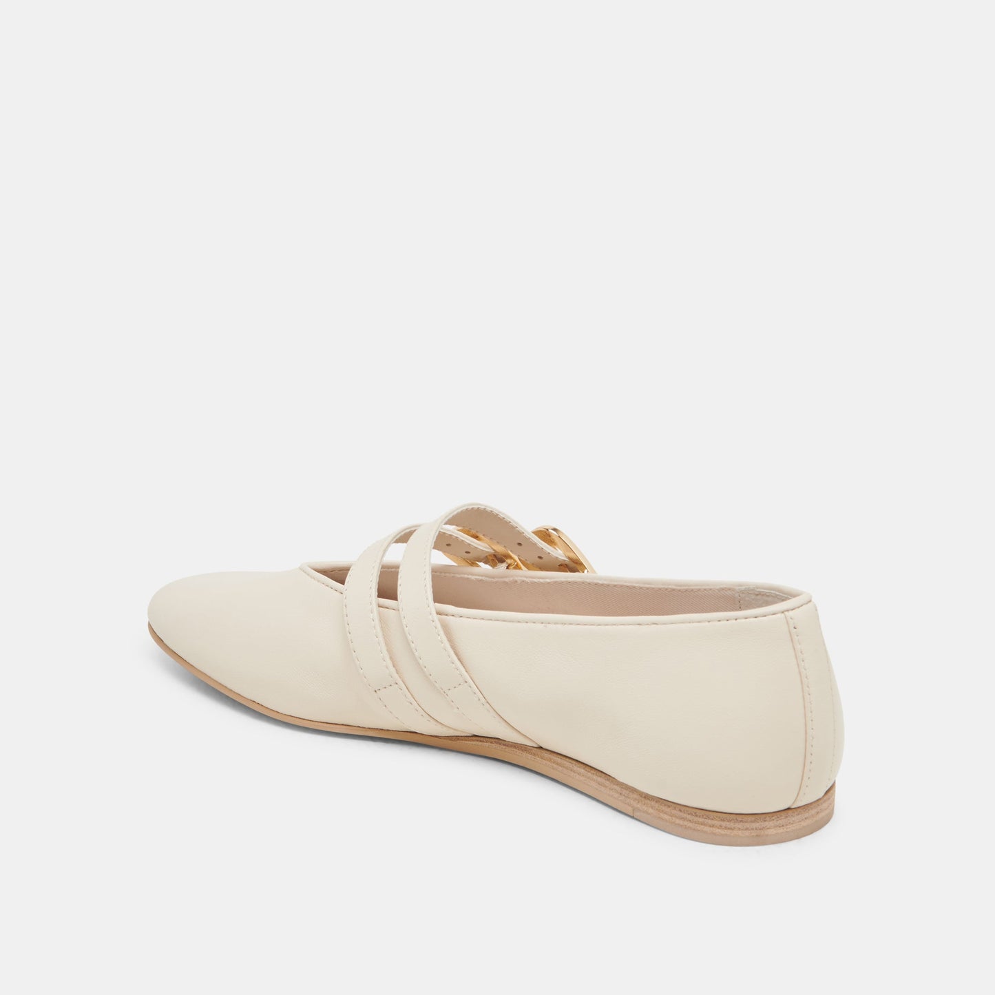 BAYLEE WIDE BALLET FLATS IVORY LEATHER
 – Dolce Vita Dolce Vita Sale