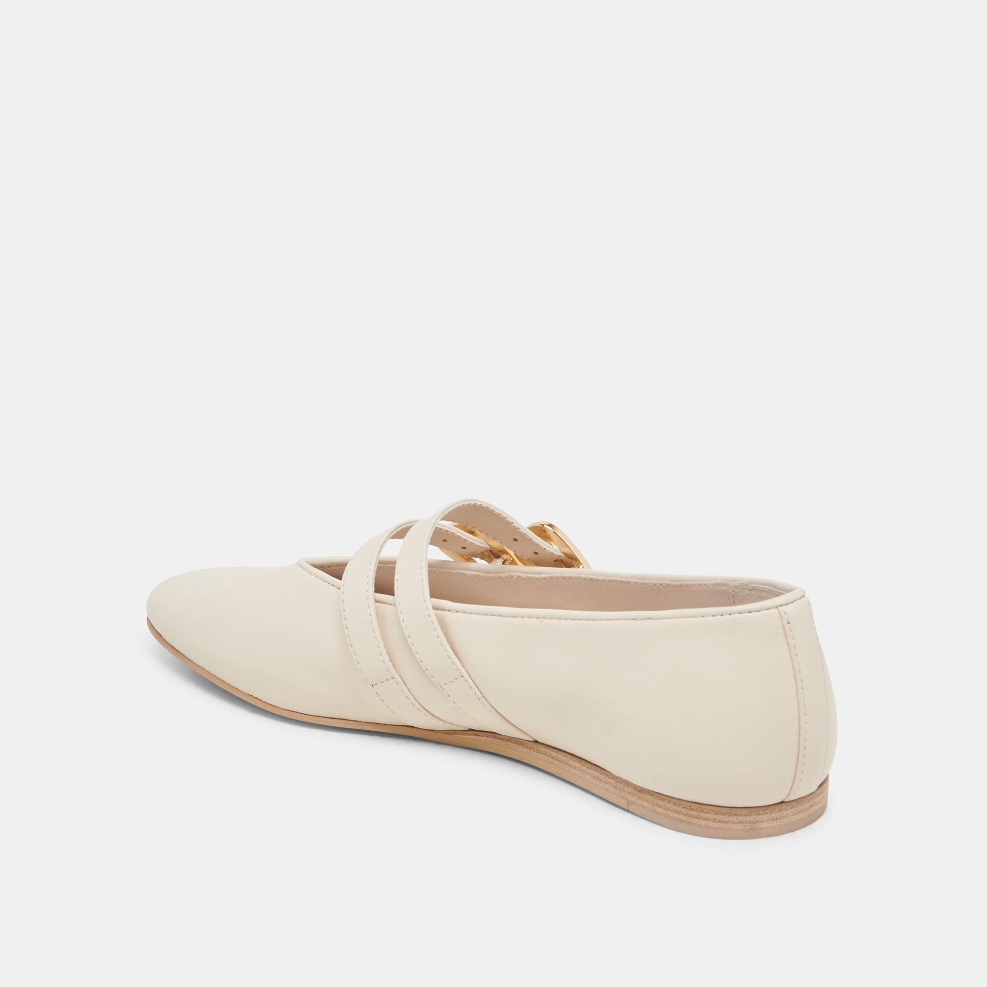 BAYLEE WIDE BALLET FLATS IVORY LEATHER
 – Dolce Vita Dolce Vita Sale