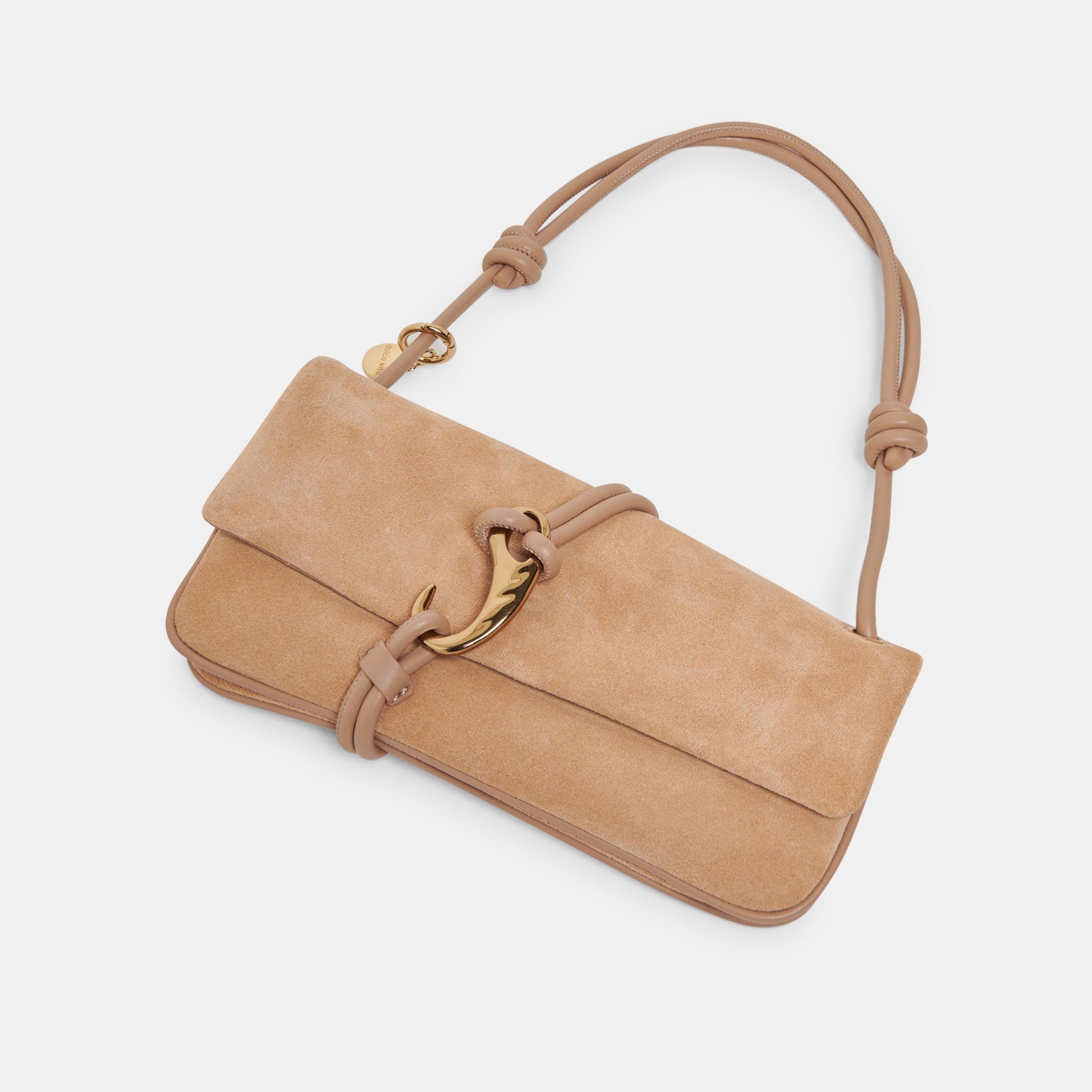 ALICE SHOULDER BAG BEIGE SUEDE
 – Dolce Vita Dolce Vita Sale