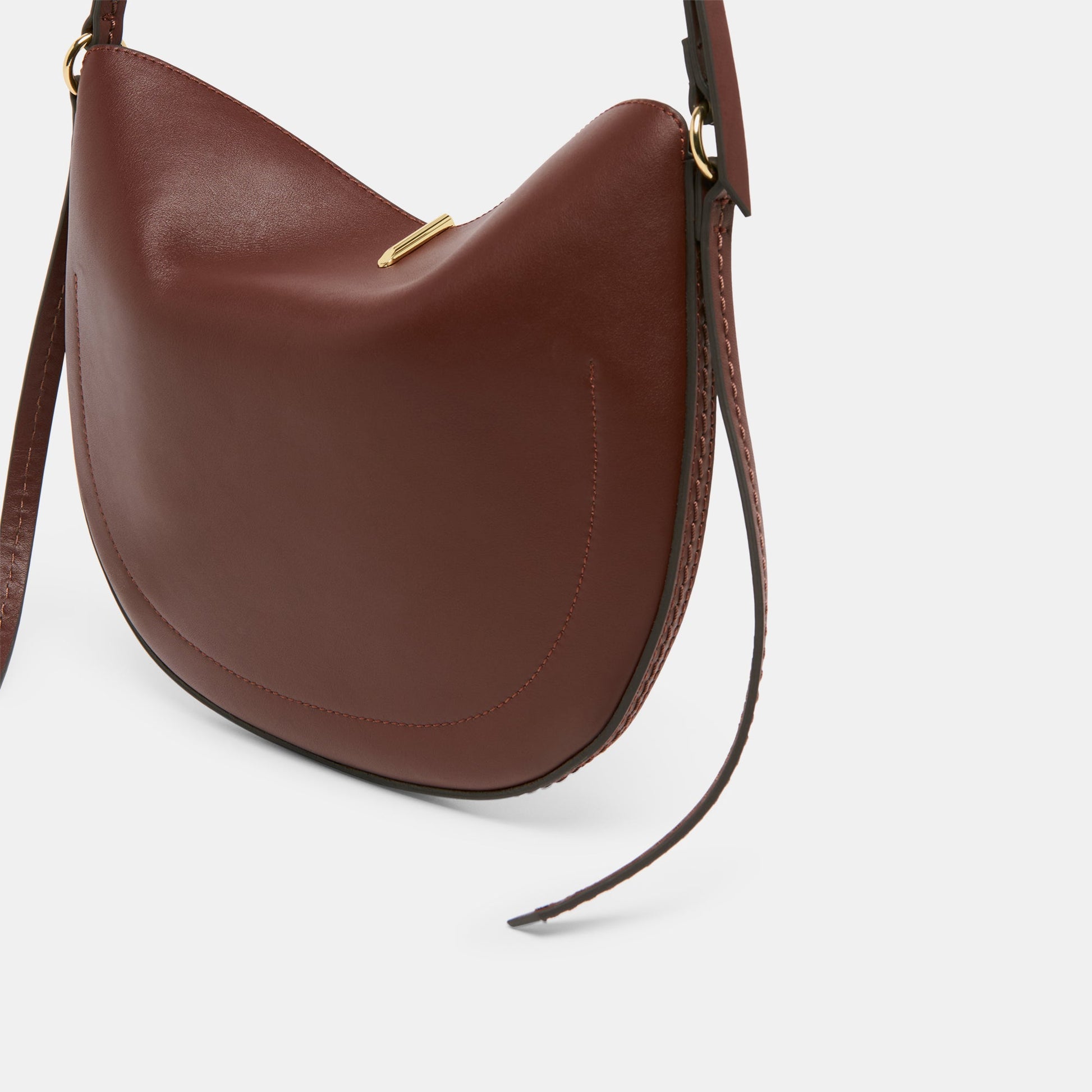 Burano Brown Leather Crossbody Dolce Vita For sale