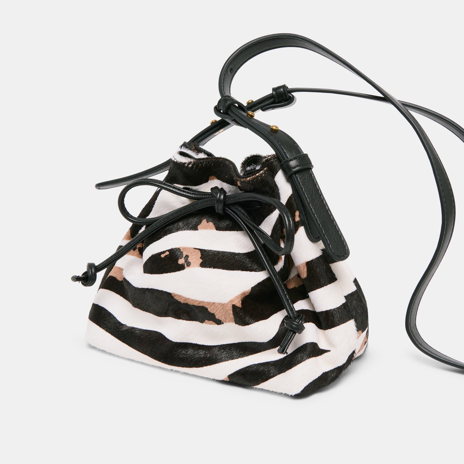 Randi Zebra Calf Hair Crossbody Dolce Vita Discount