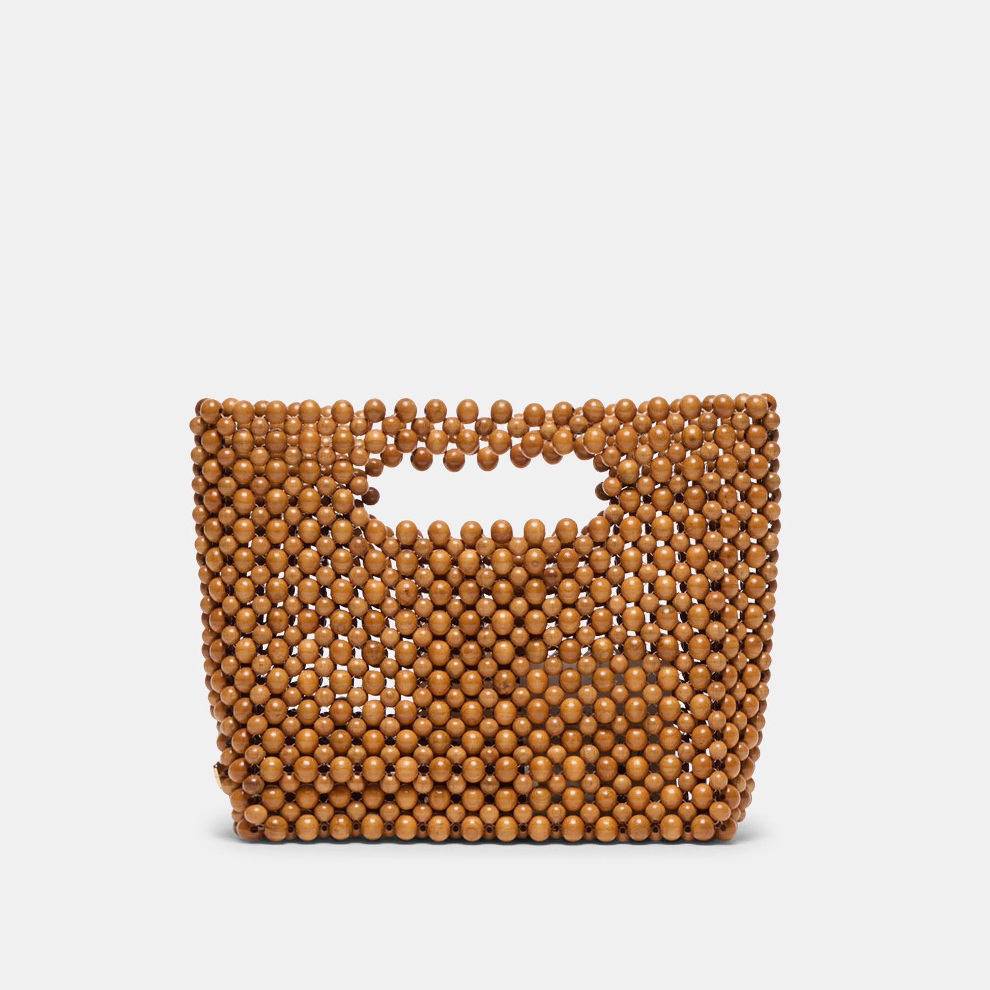 LINZY Natural Wood Top-Handle Handbag with Crossbody Strap Dolce Vita Discount