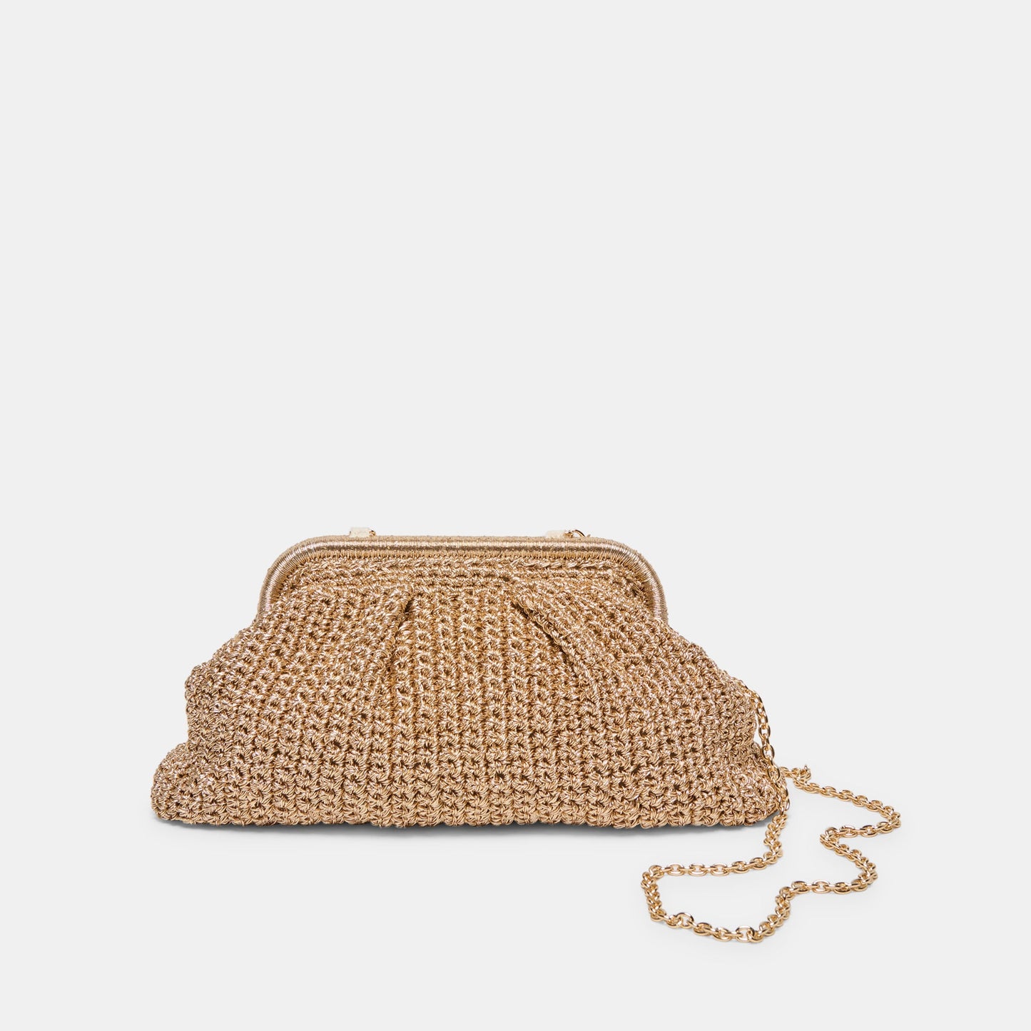 Ione Gold Crochet Clutch Dolce Vita Online
