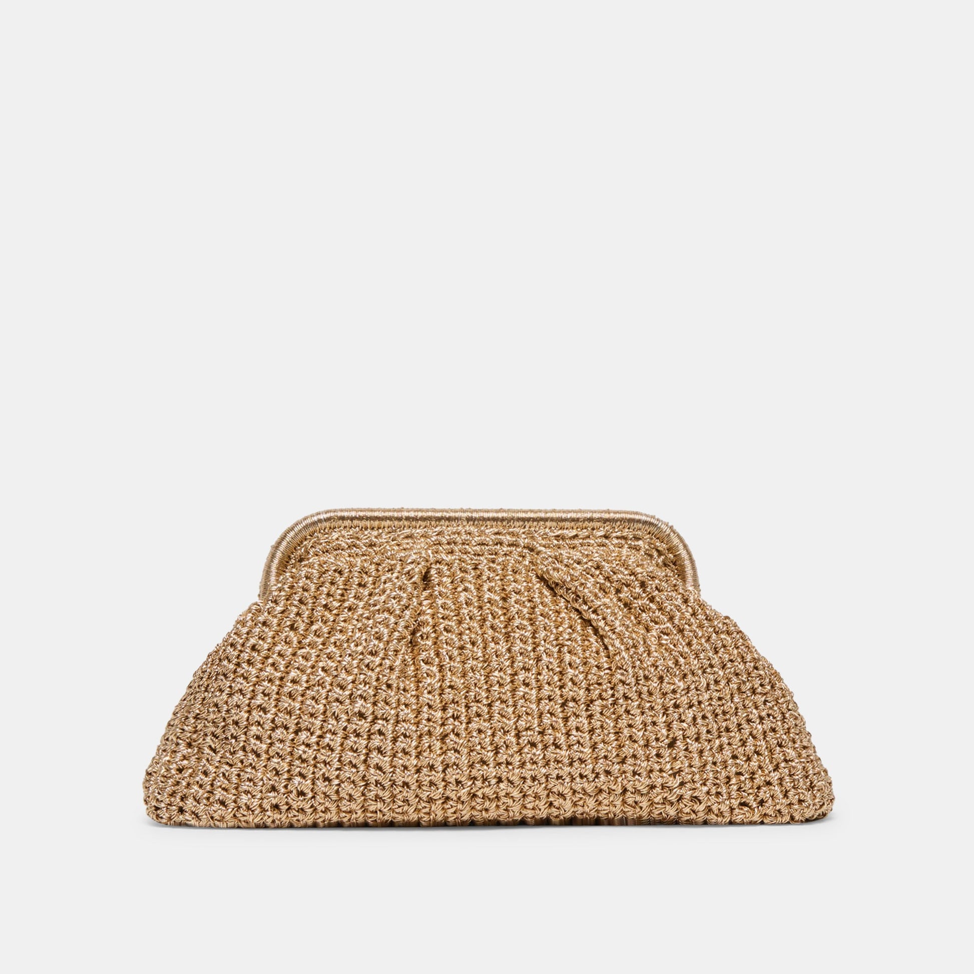 Ione Gold Crochet Clutch Dolce Vita Online