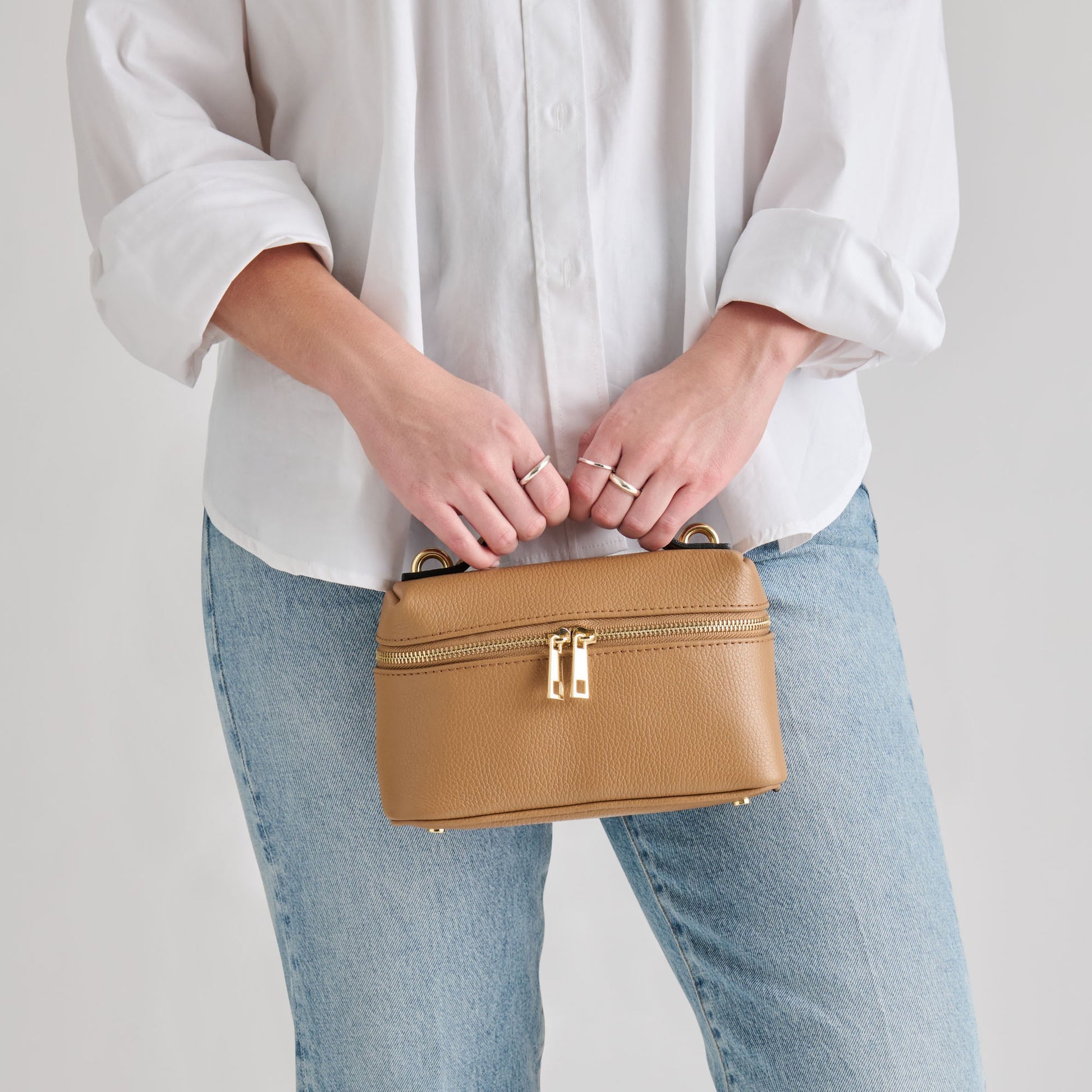 Leony Tan Leather Crossbody Dolce Vita Sale
