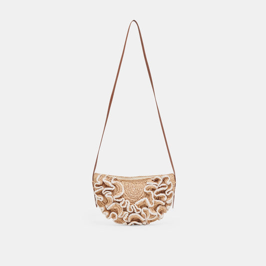 Atrani Natural Raffia Crossbody Dolce Vita New