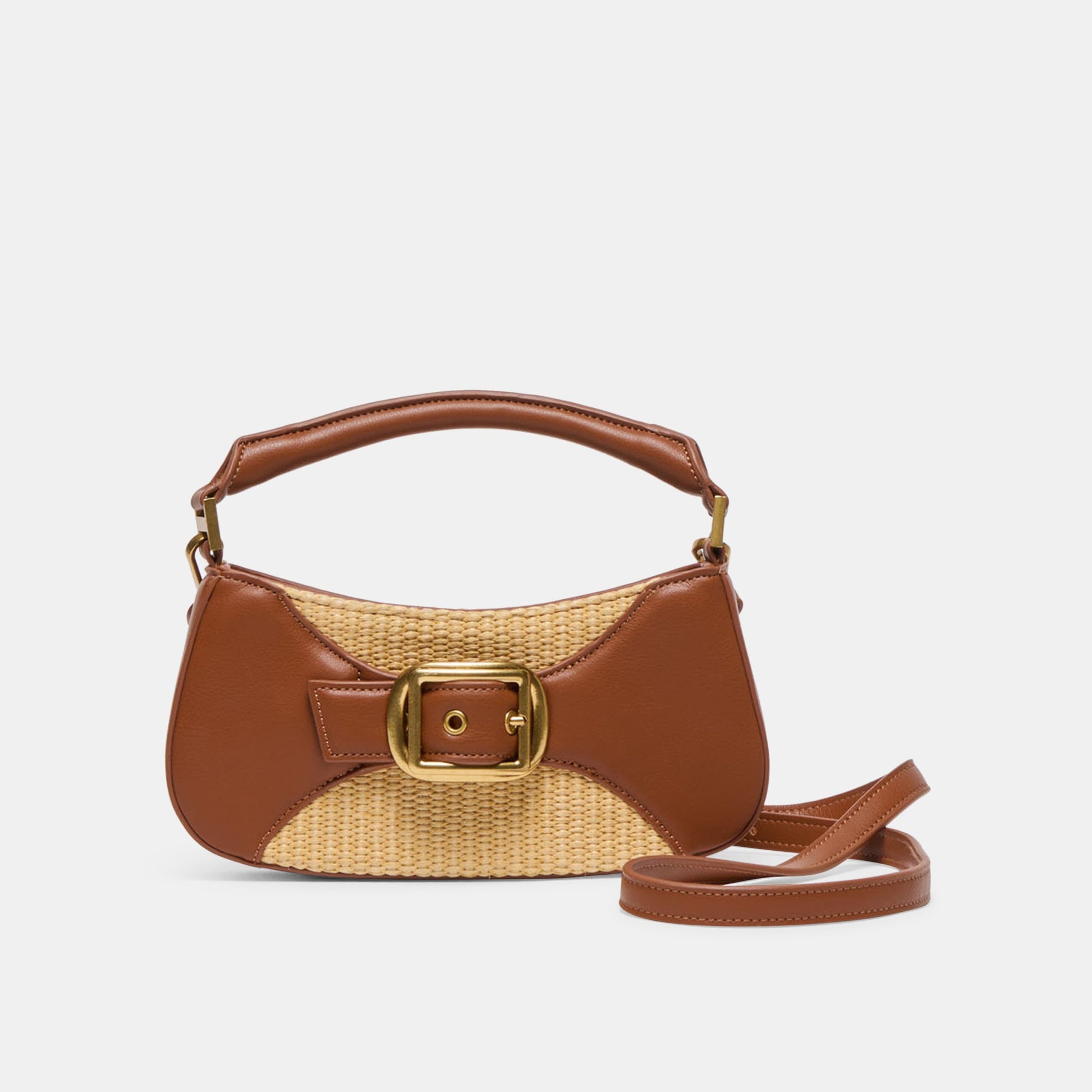 Nuala Raffia Saddle Stella Handbag Dolce Vita Sale