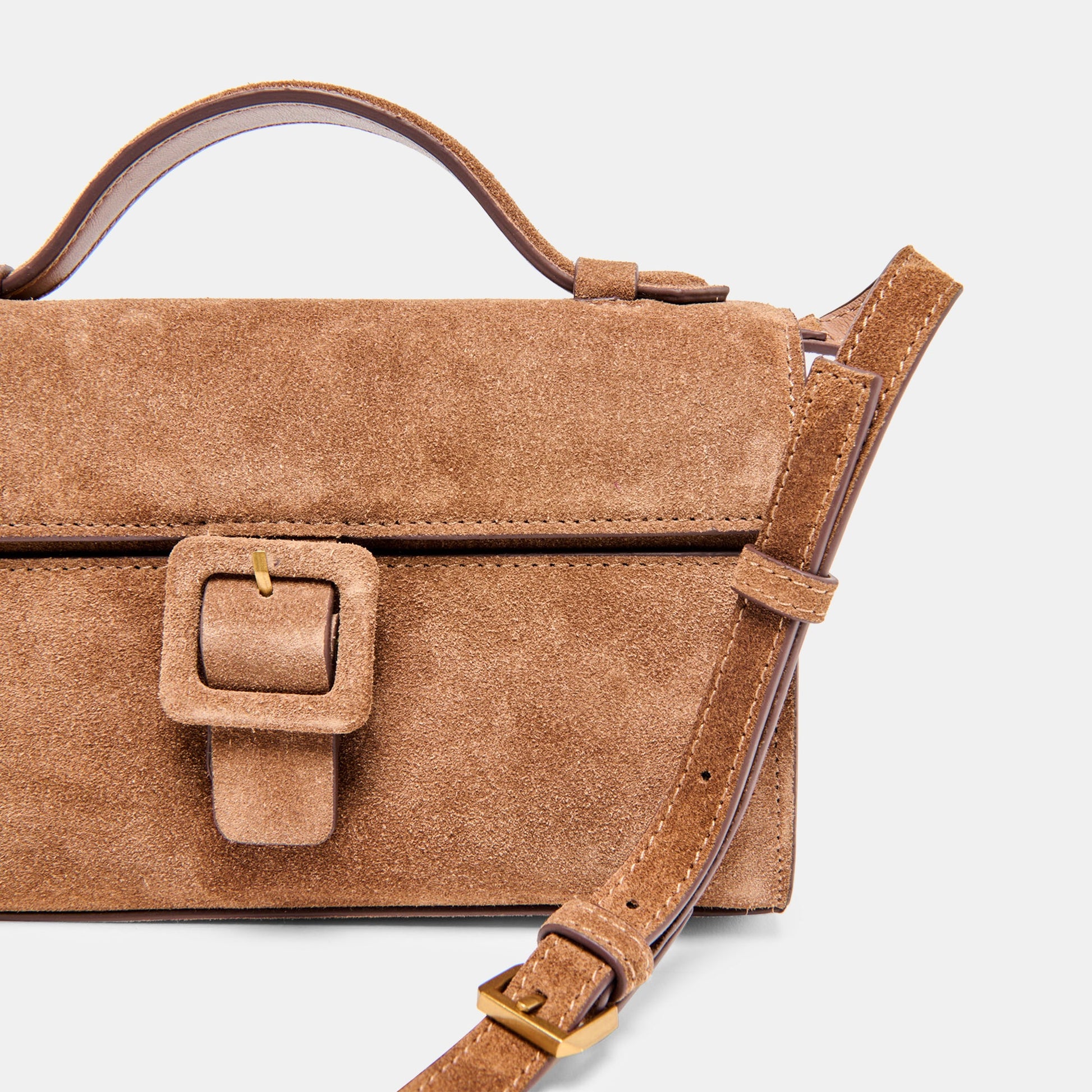 Chris Camel Suede Crossbody Dolce Vita New