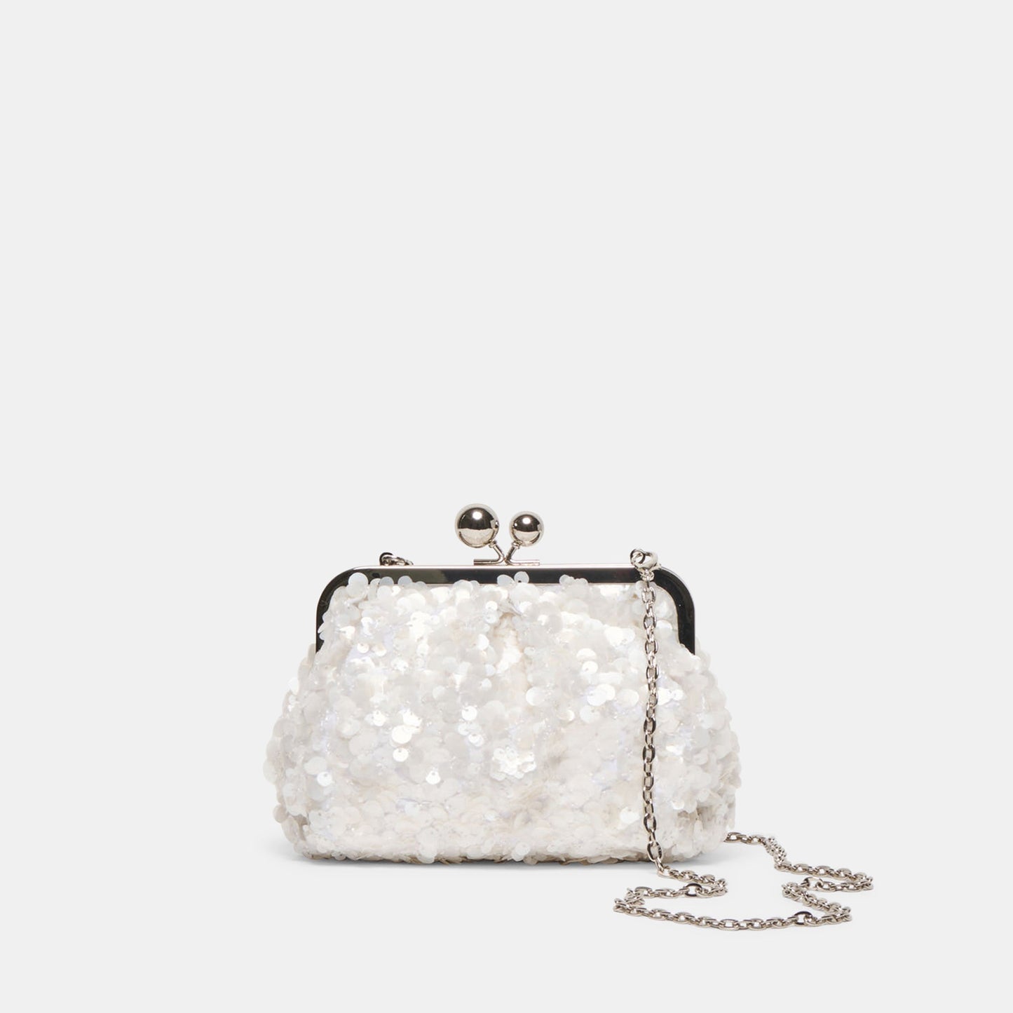 Kendall White Sequin Clutch Dolce Vita Sale