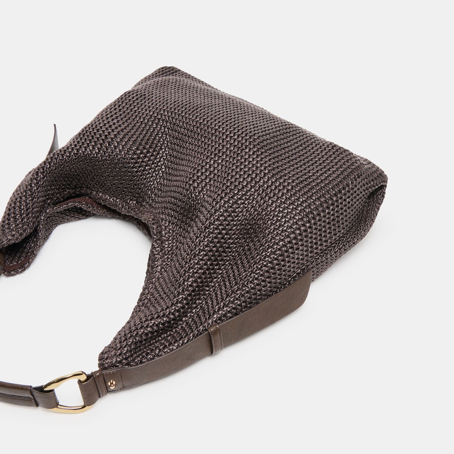 Miriel Chocolate Raffia Tote Dolce Vita Online