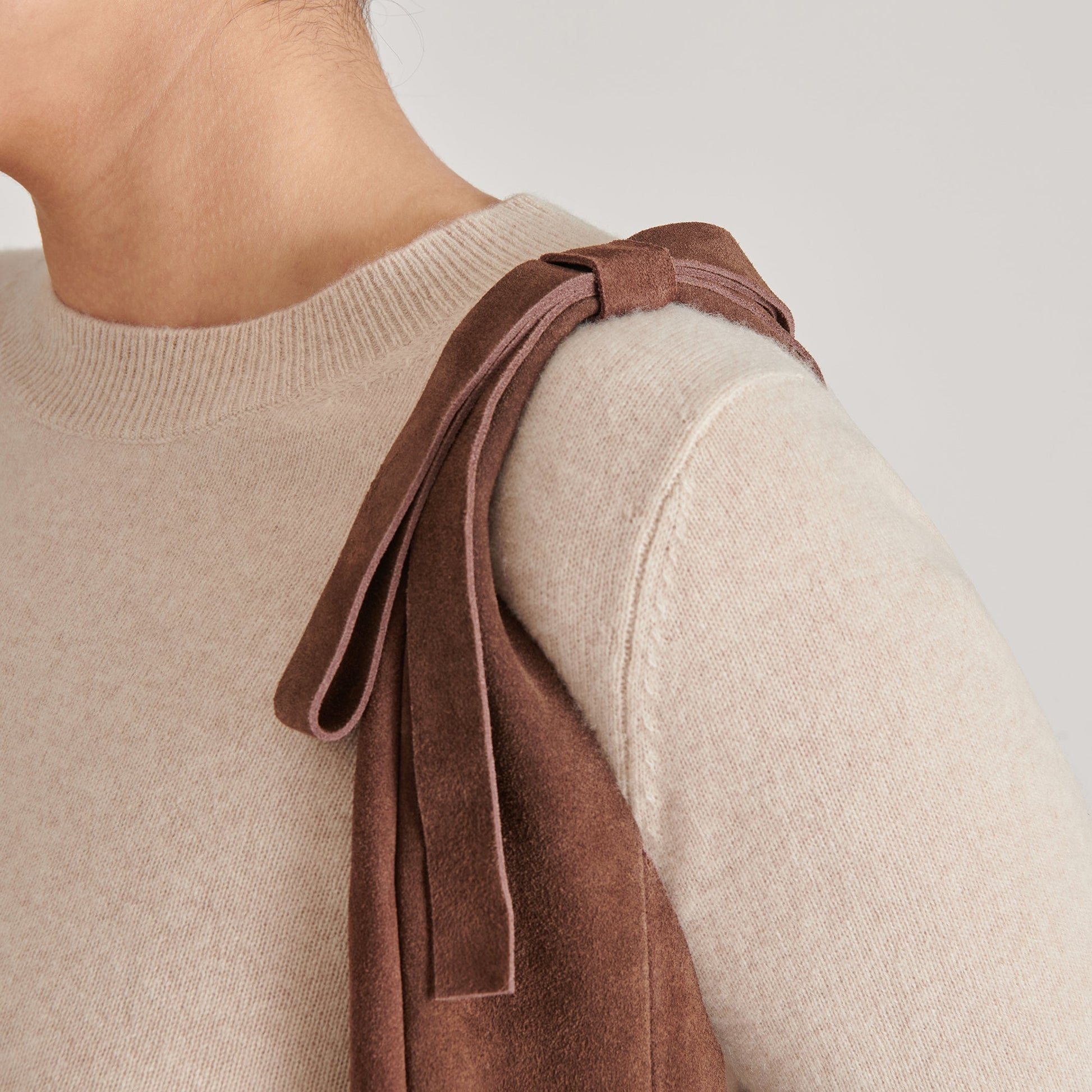 Marie Chocolate Suede Tote Dolce Vita On sale