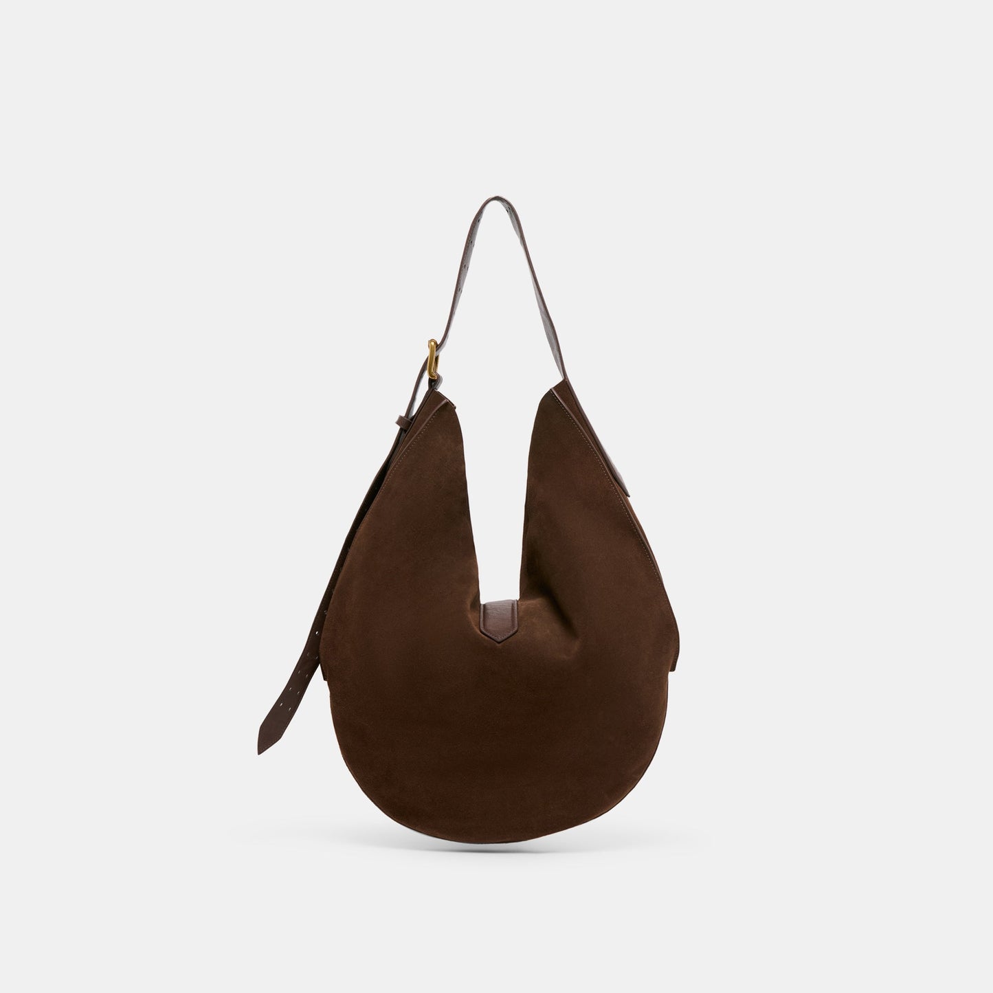 Oakley Chocolate Suede Tote Dolce Vita us