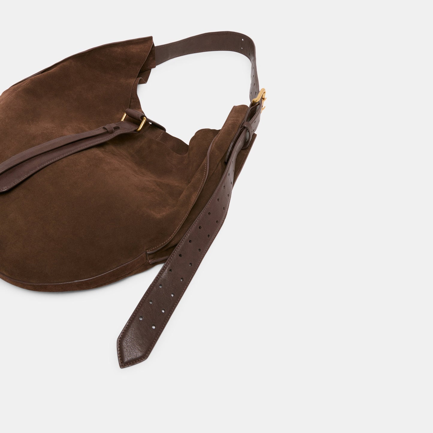 Oakley Chocolate Suede Tote Dolce Vita us