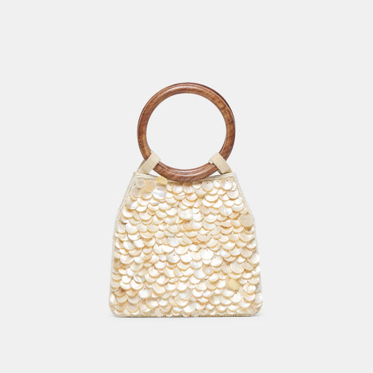 Allegra Natural Sequin Handbag Dolce Vita On sale