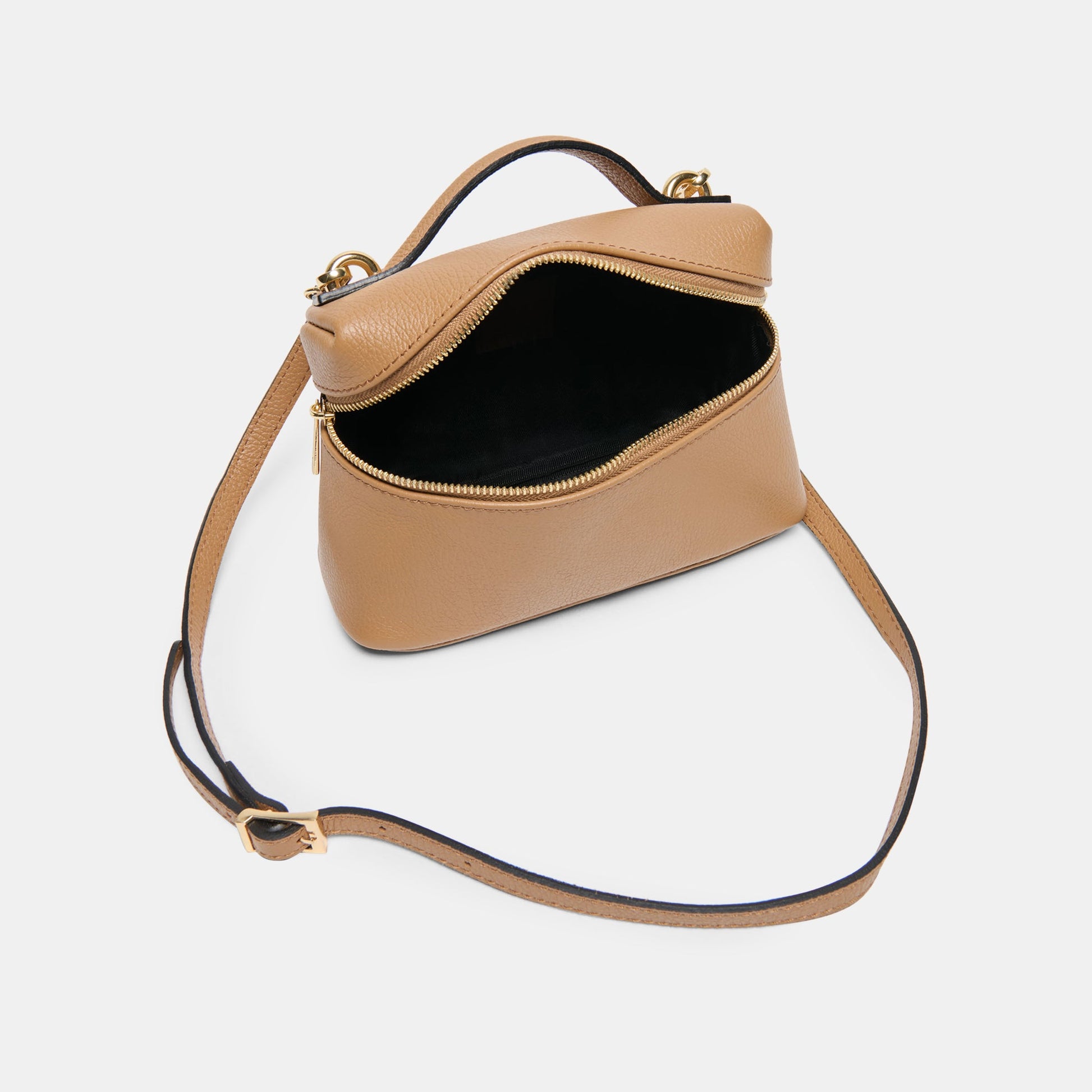 Leony Tan Leather Crossbody Dolce Vita New