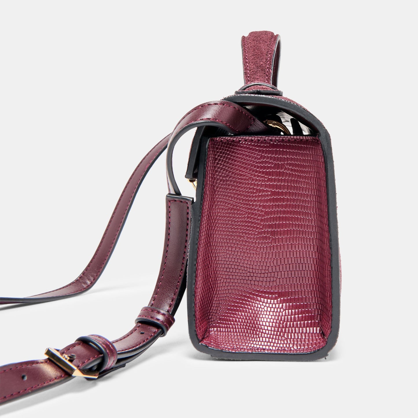 Zannone Burgundy Suede Crossbody Dolce Vita Online