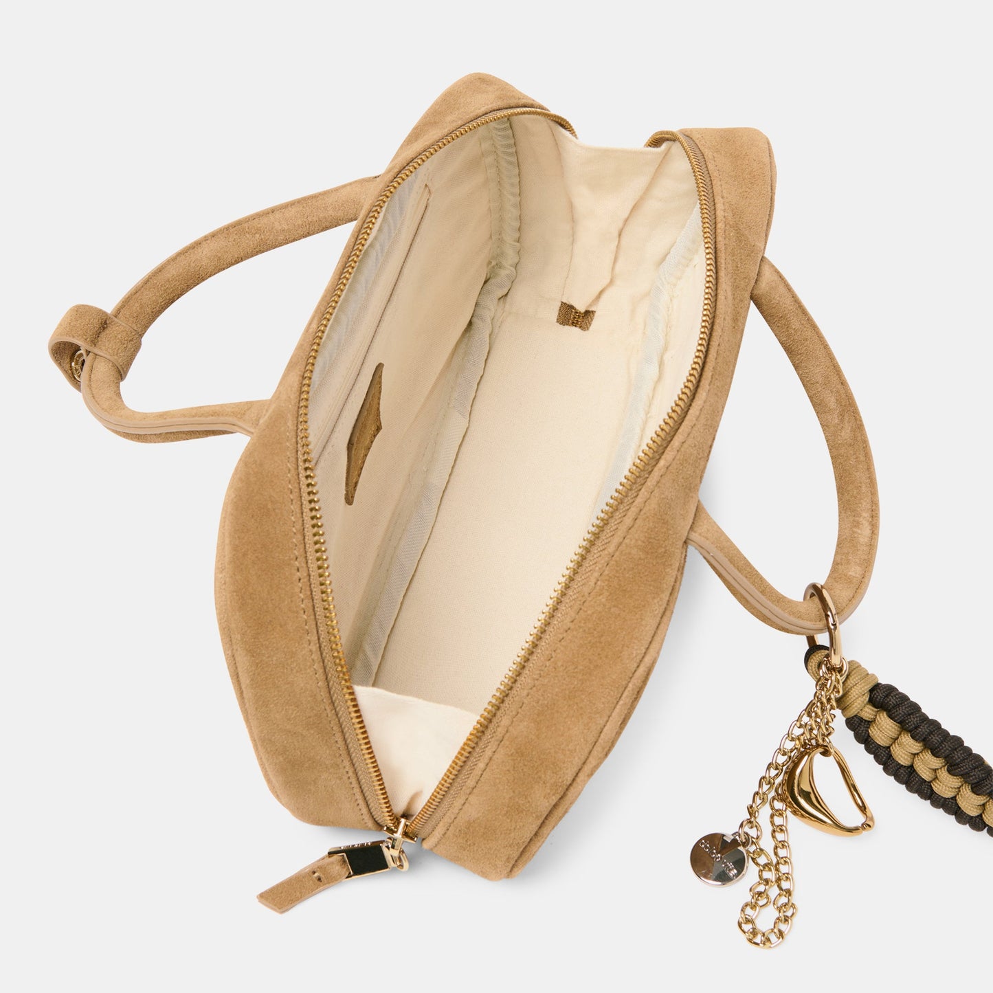 SANTINA HANDBAG TAUPE SUEDE
 – Dolce Vita Dolce Vita For sale