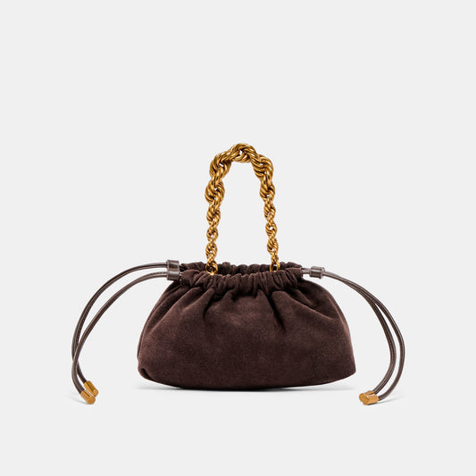Cleo Espresso Suede Crossbody Dolce Vita Online
