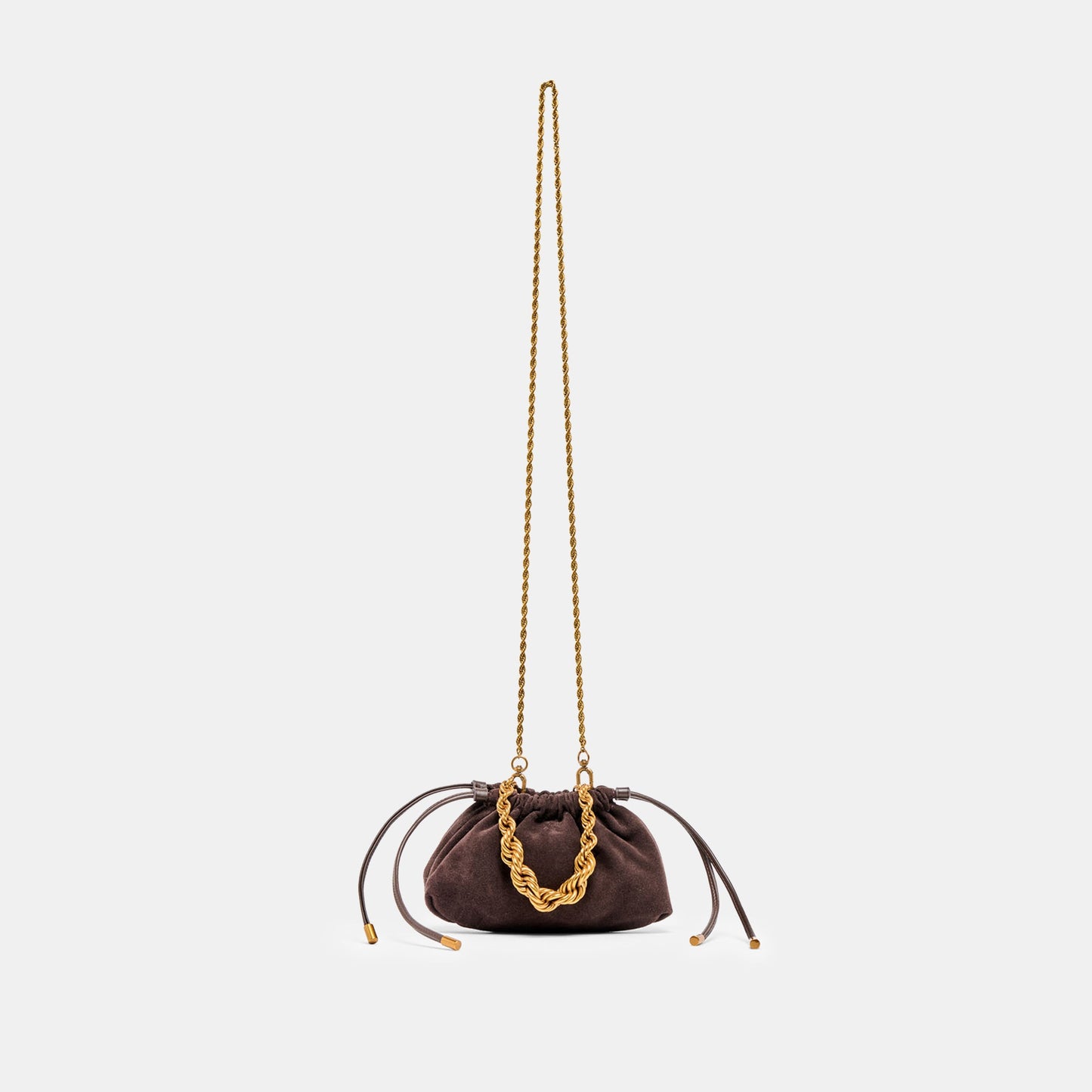 Cleo Espresso Suede Crossbody Dolce Vita Online