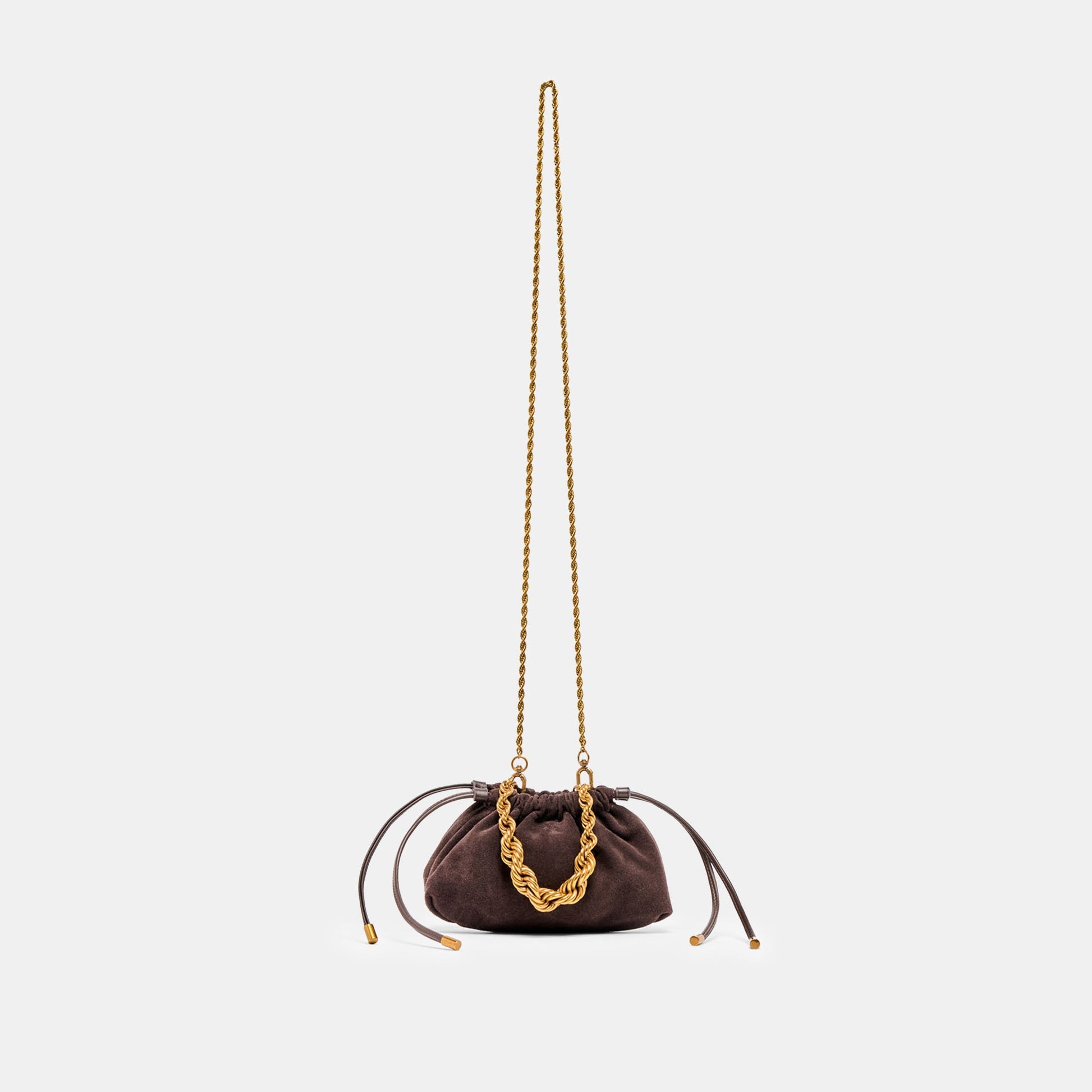 Cleo Espresso Suede Crossbody Dolce Vita Online