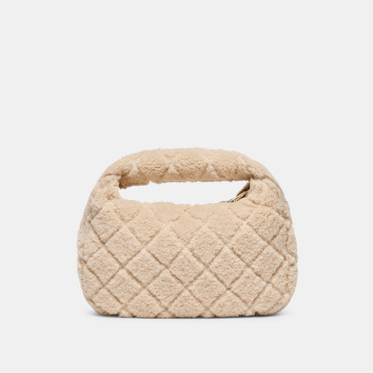 Frankie Natural Plush Handbag Dolce Vita Sale