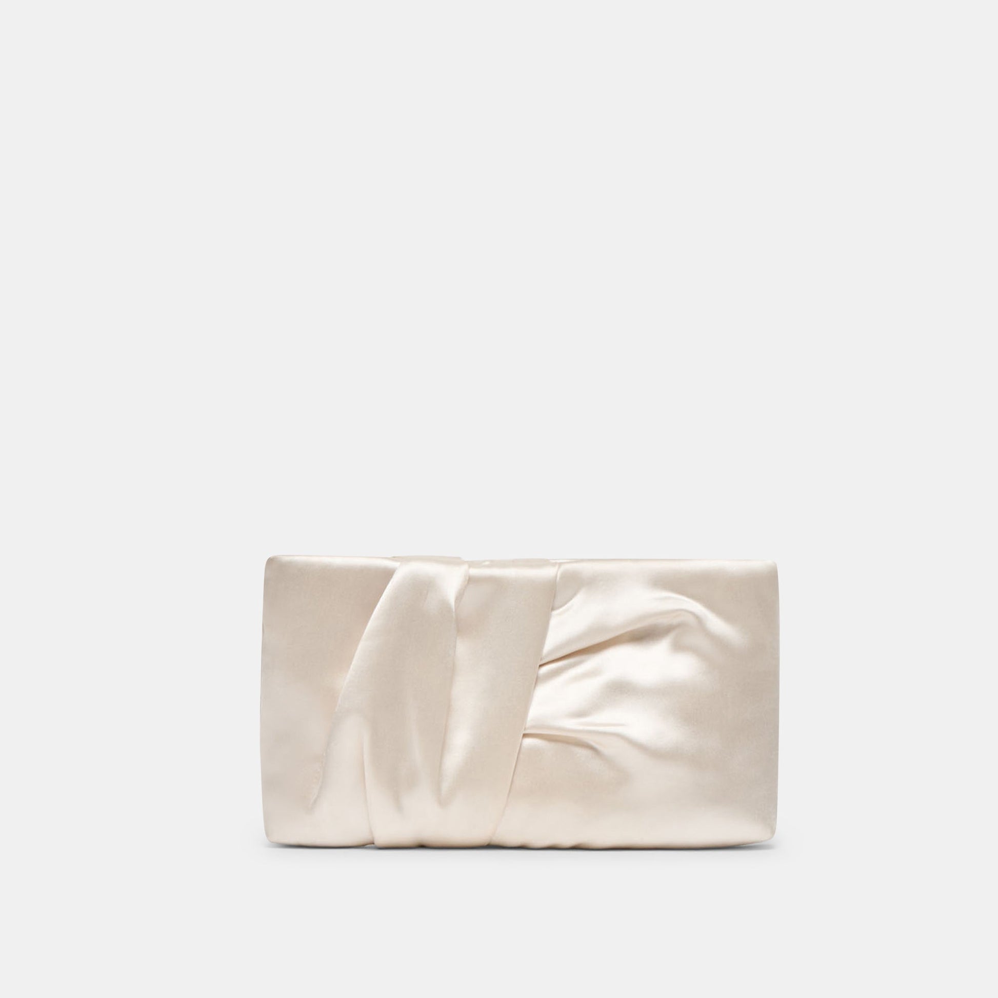 Rozey White Satin Clutch Dolce Vita For sale