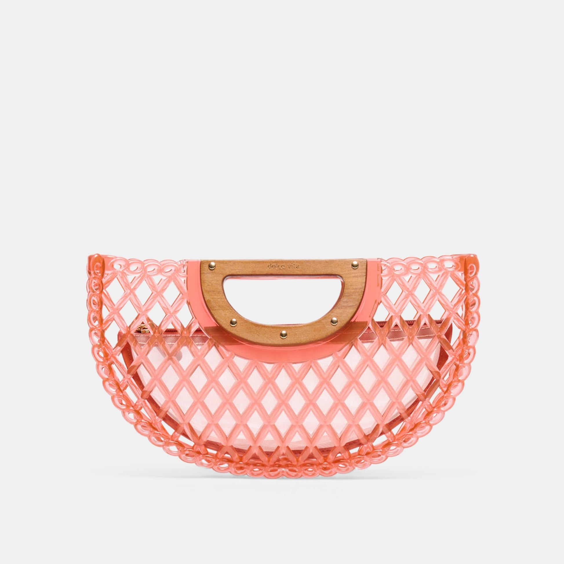 Solandra Coral Jelly Clutch Dolce Vita Discount