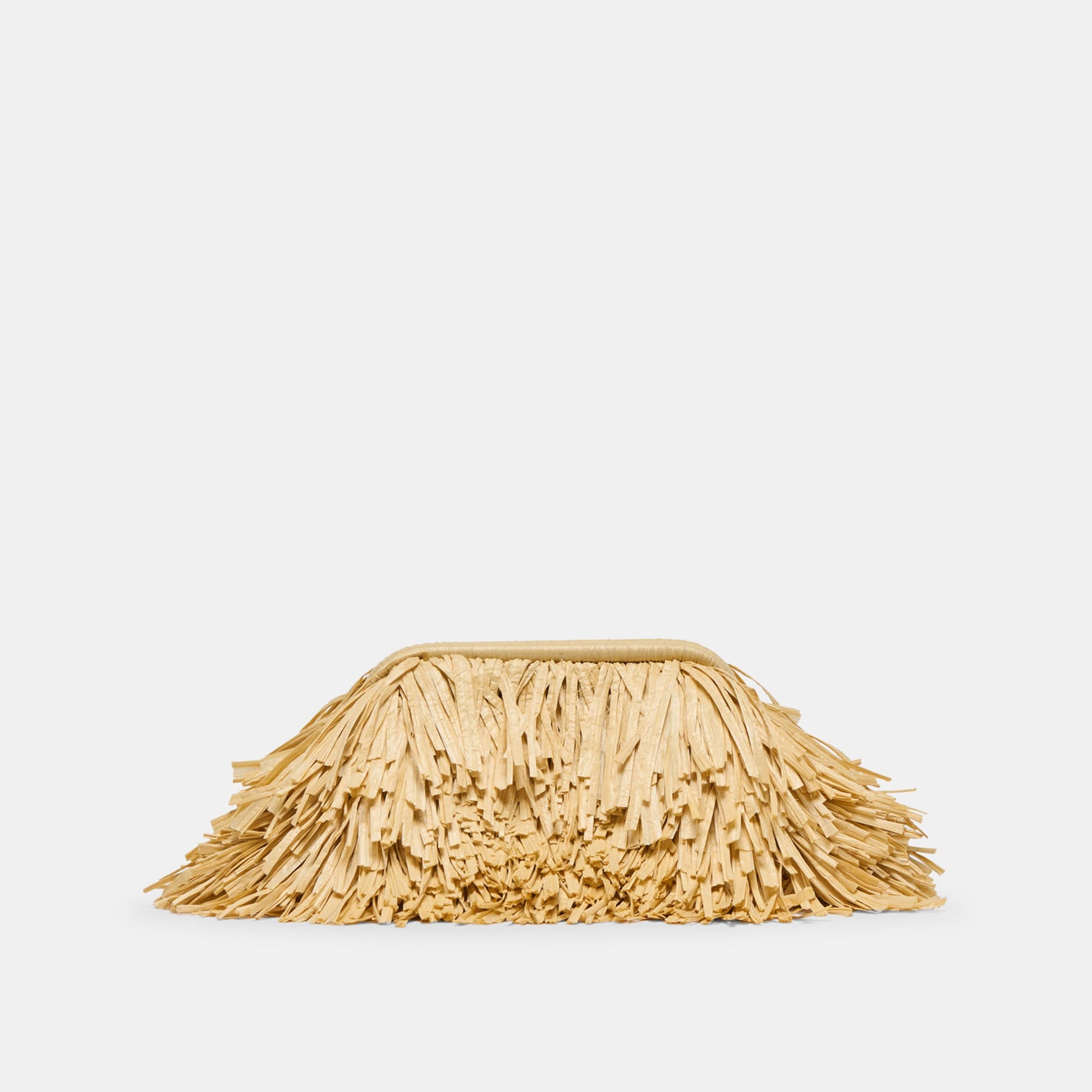 Serina Natural Raffia Clutch Dolce Vita For sale