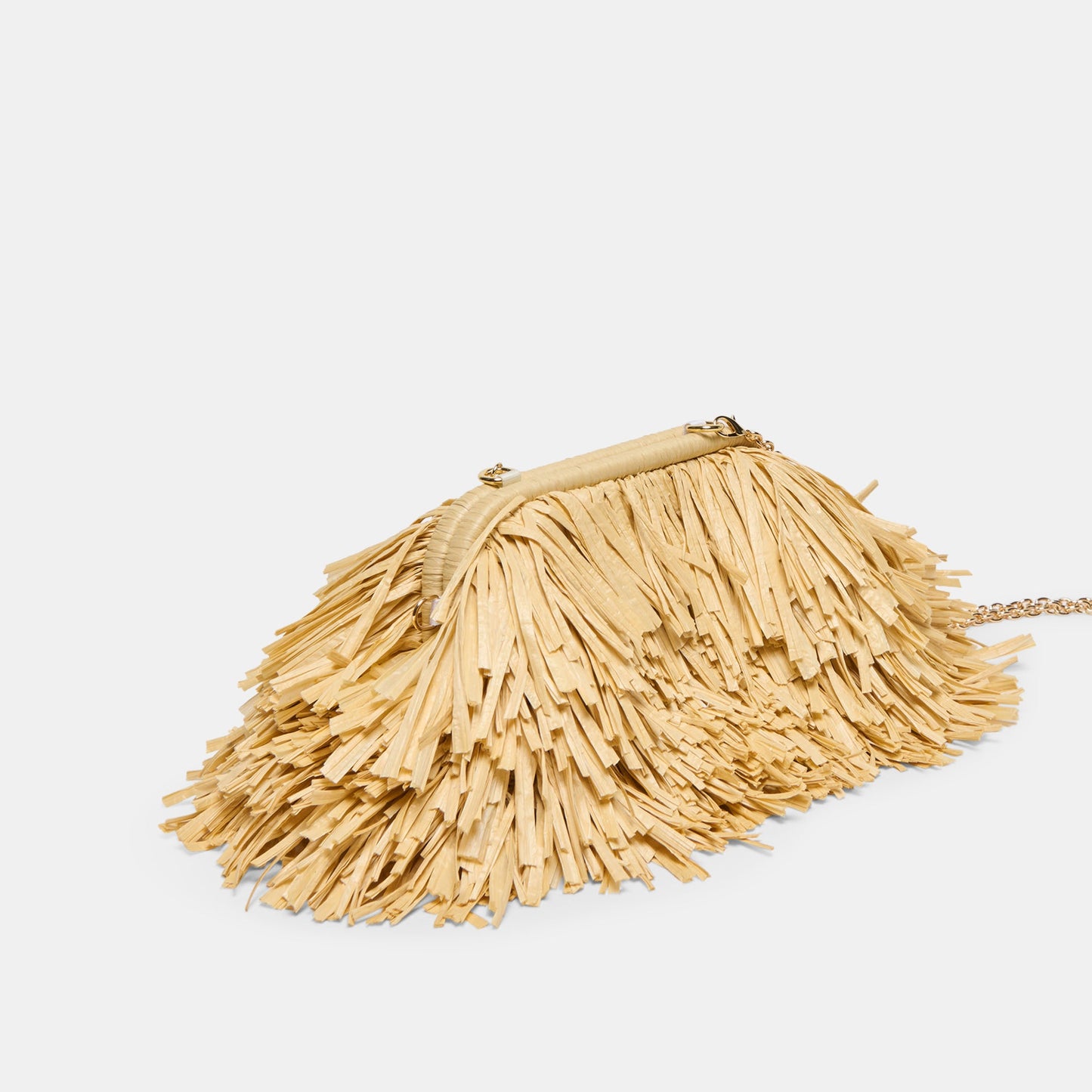 Serina Natural Raffia Clutch Dolce Vita For sale