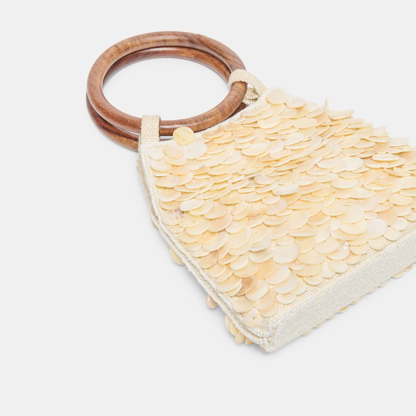 Allegra Natural Sequin Handbag Dolce Vita us
