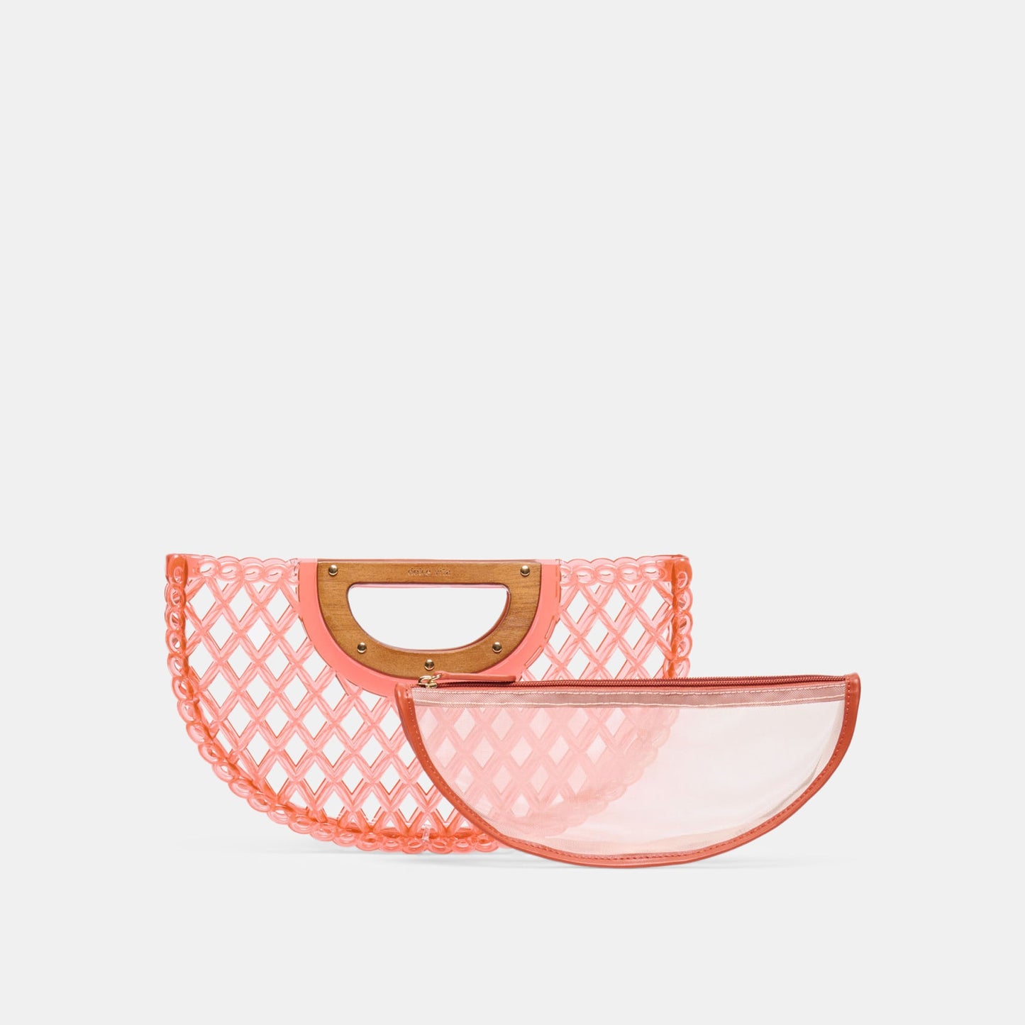 Solandra Coral Jelly Clutch Dolce Vita New