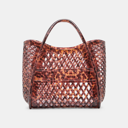 TOAST Tortoise Stella Jelly Top-Handle Handbag Dolce Vita For sale