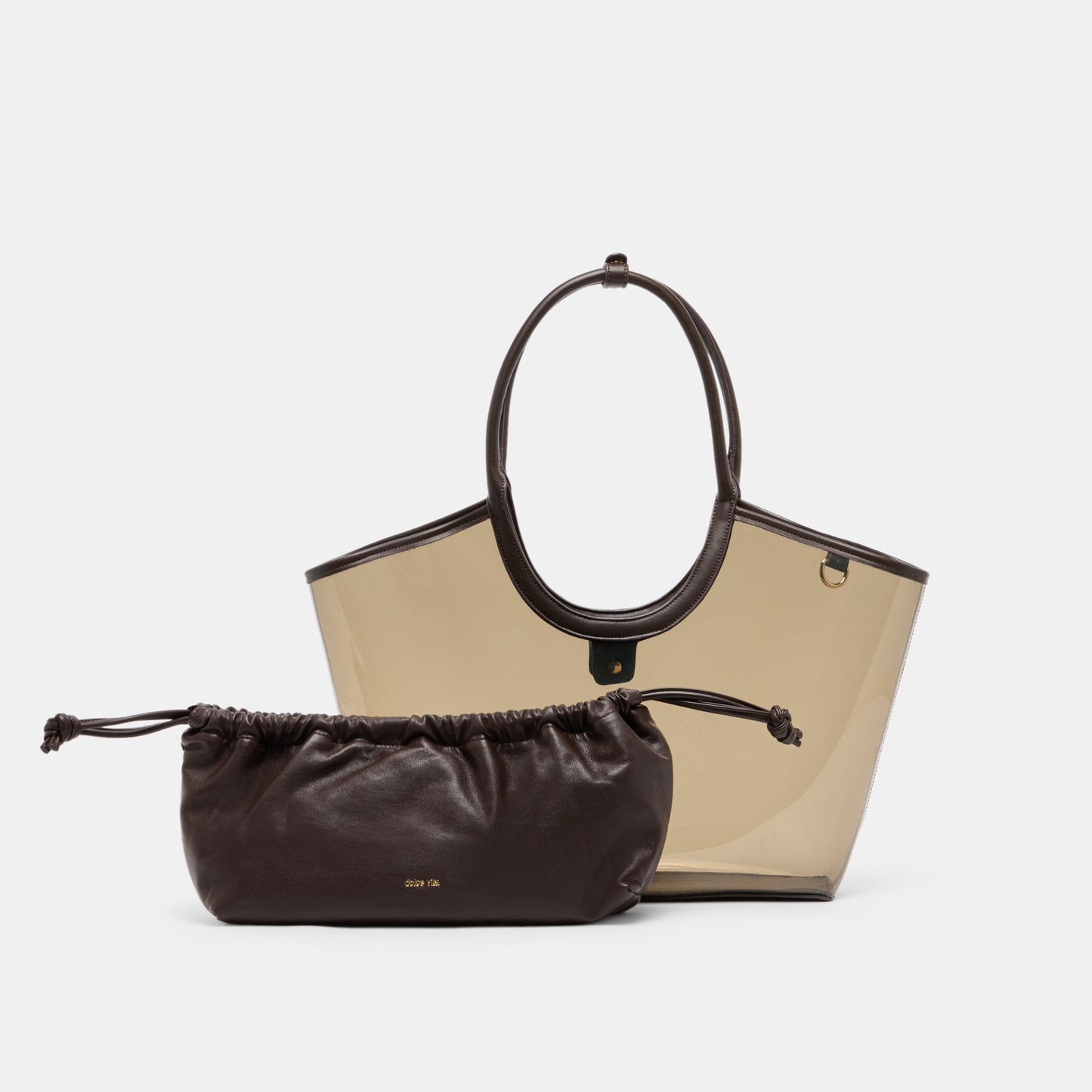 GISELLE Smoke Jelly Tote Shoulder Bag Dolce Vita us